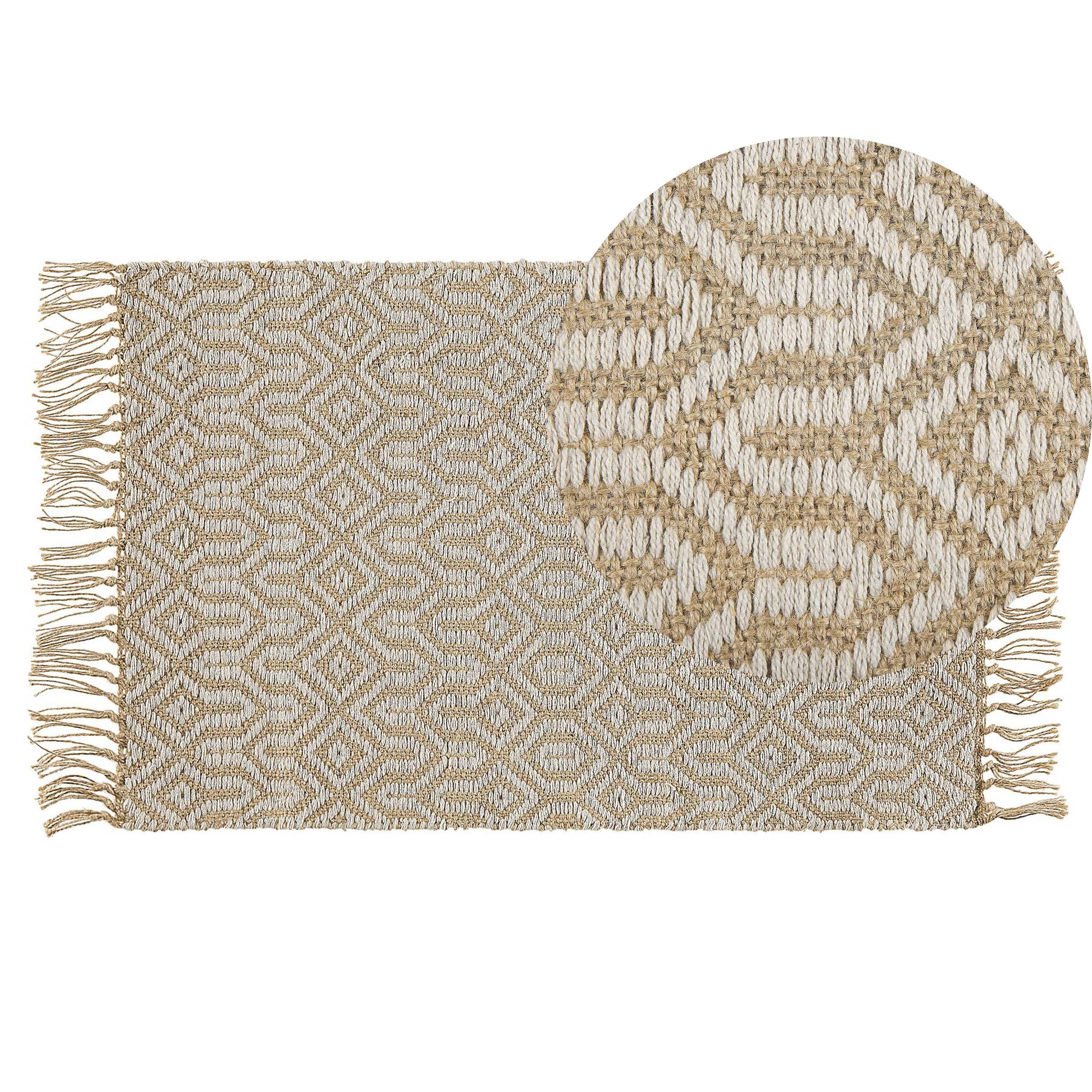 Matto POZANTI Beige 50 x 80 cm juutti
