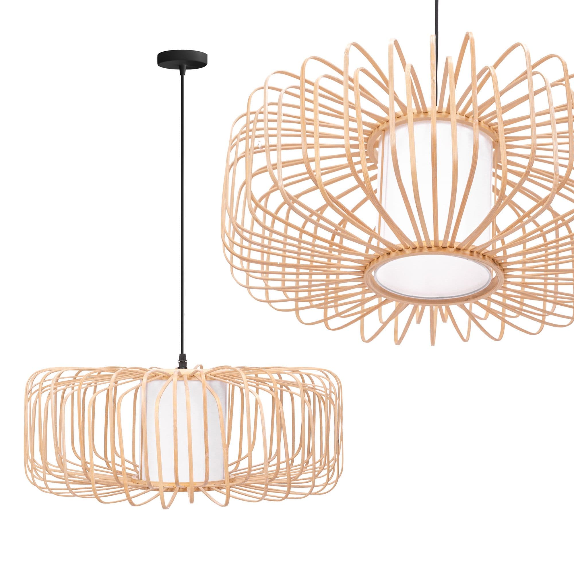 TOOLIGHT riippuva kattovalaisin APP1376-1CP BOHO beige, 21x55x21cm