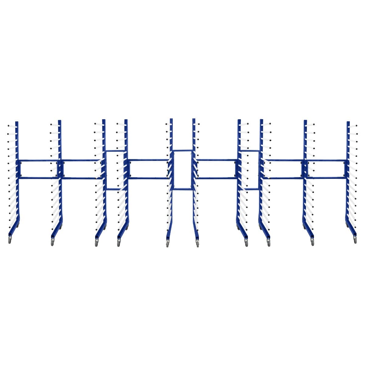 Yhdistelmäsuihkukuivausteline, 5 kpl ja 4 liitintä