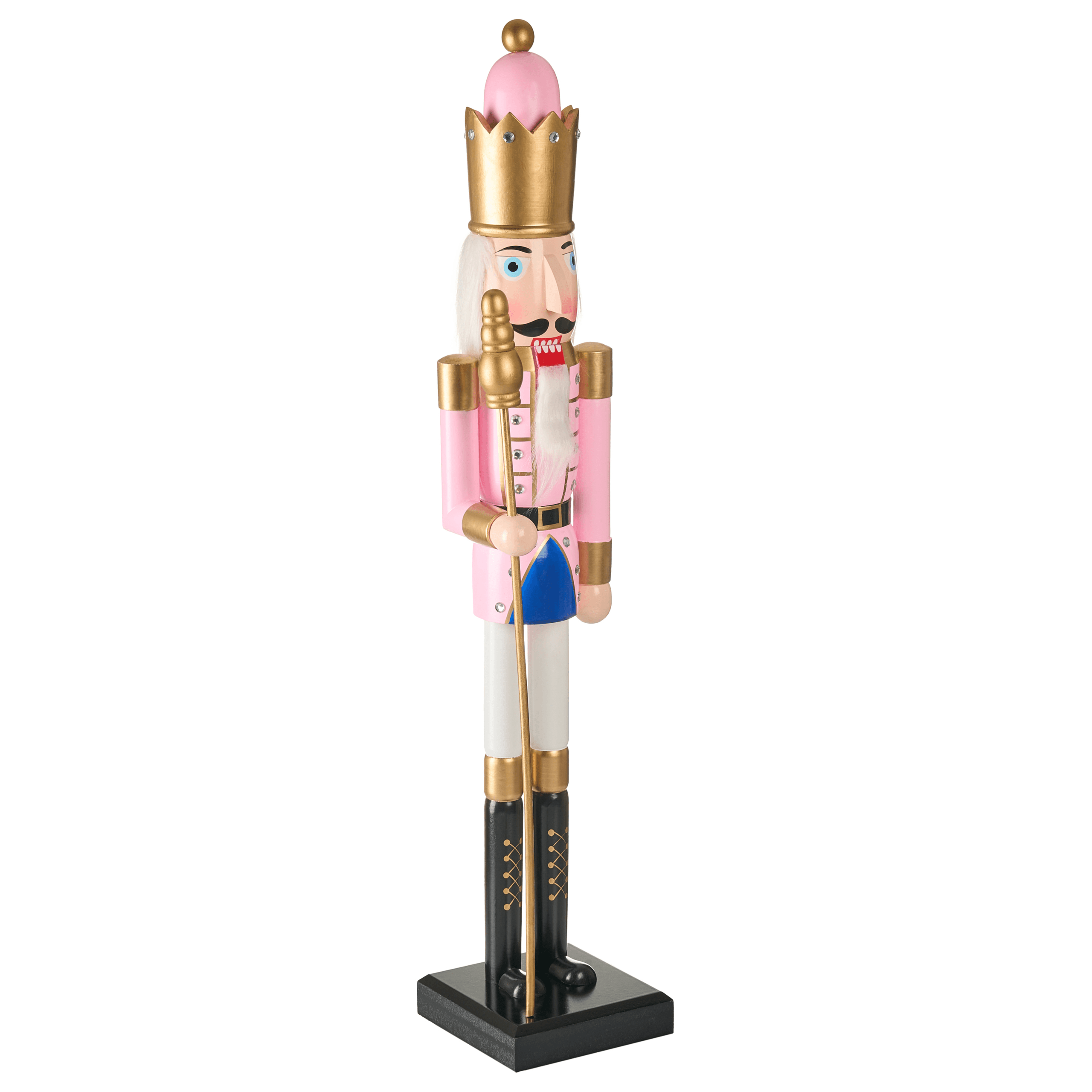 Koriste TROSAAN Pähkinänsärkijä 90 cm Vaaleanpunainen – Beliani