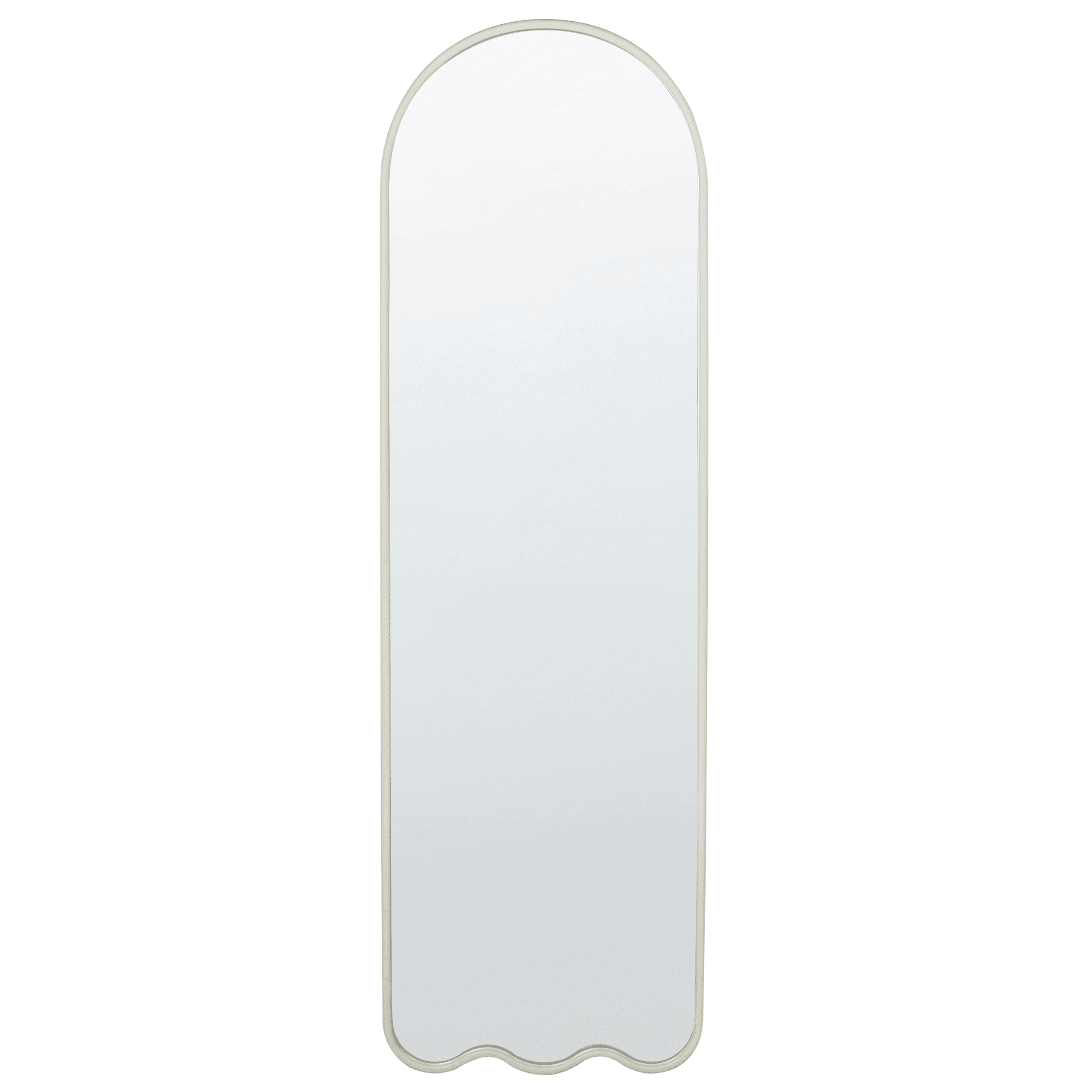 Seinäpeili BUSSY 45 cm 145 cm metalli Luonnonvalkoinen