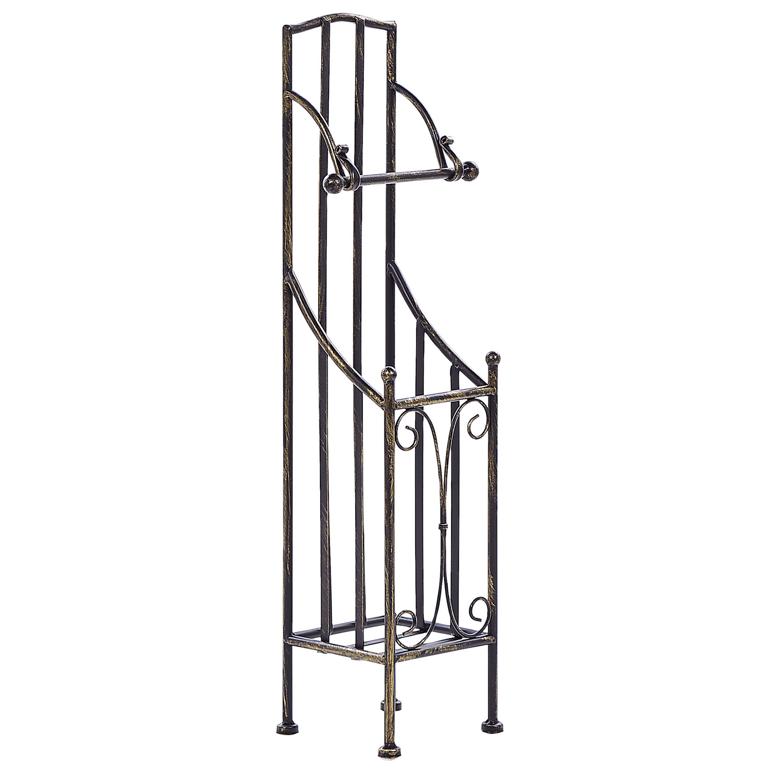 WC-paperiteline BRISA metalli Musta