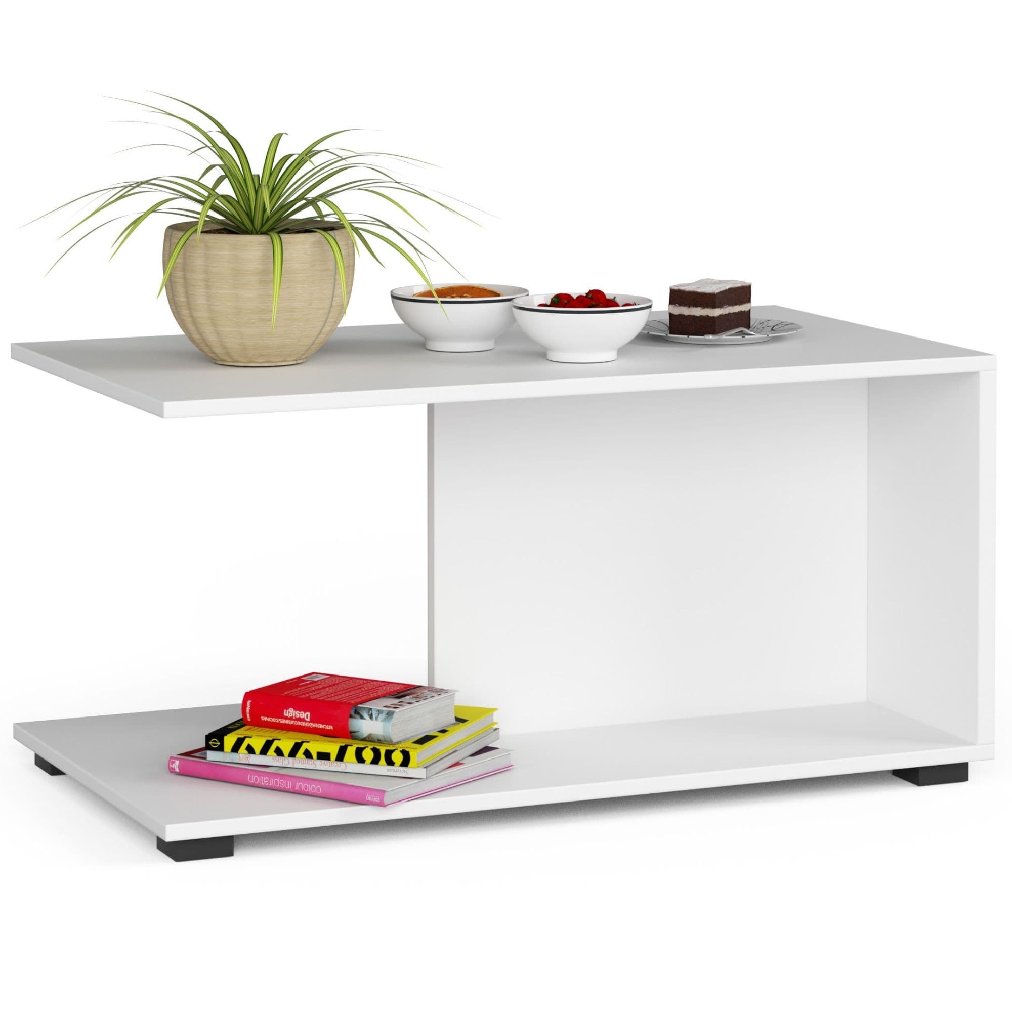 Akord Sohvapöytä Margo Valkoinen 90x50x45