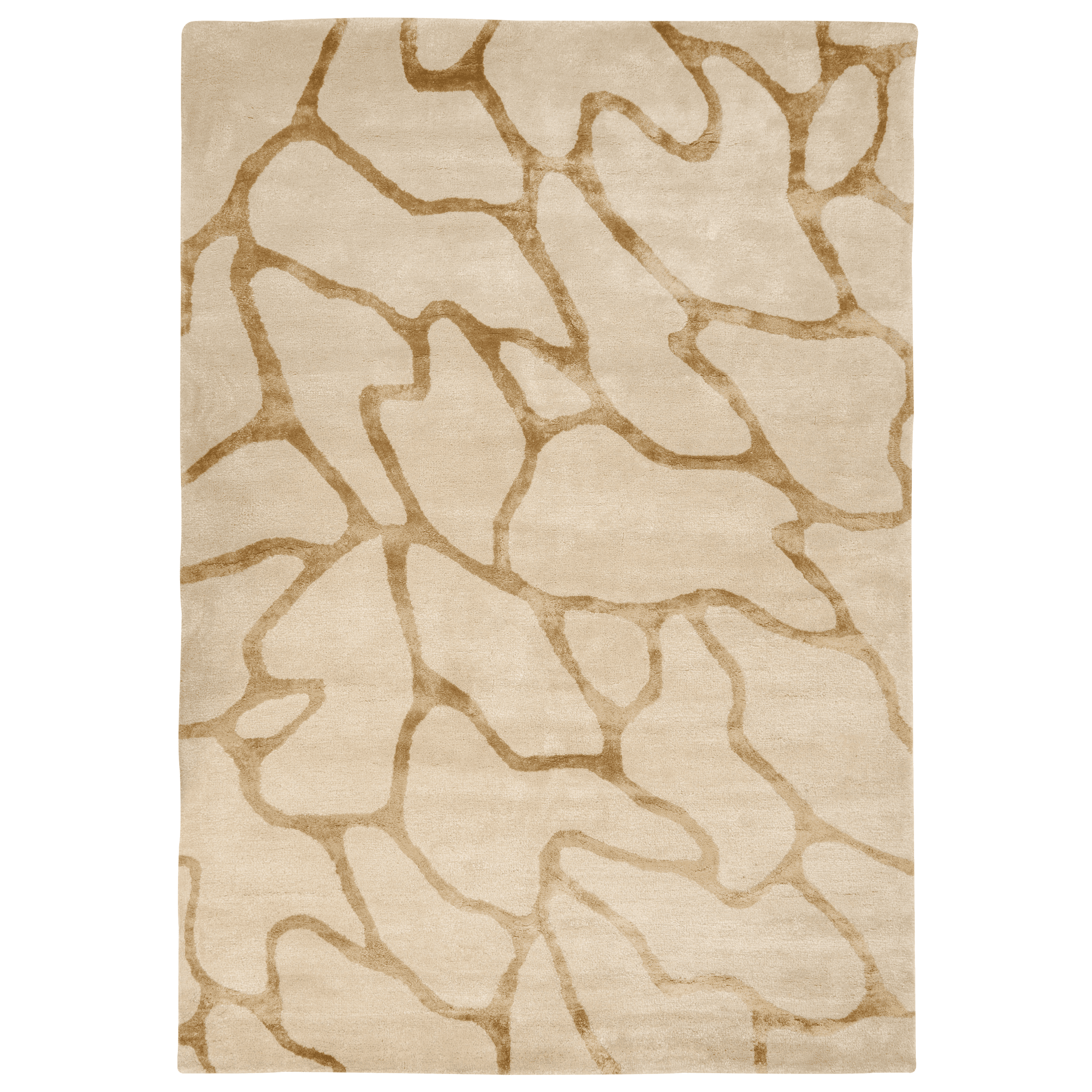 Matto MAKOLA Beige 160 x 230 cm viskoosi