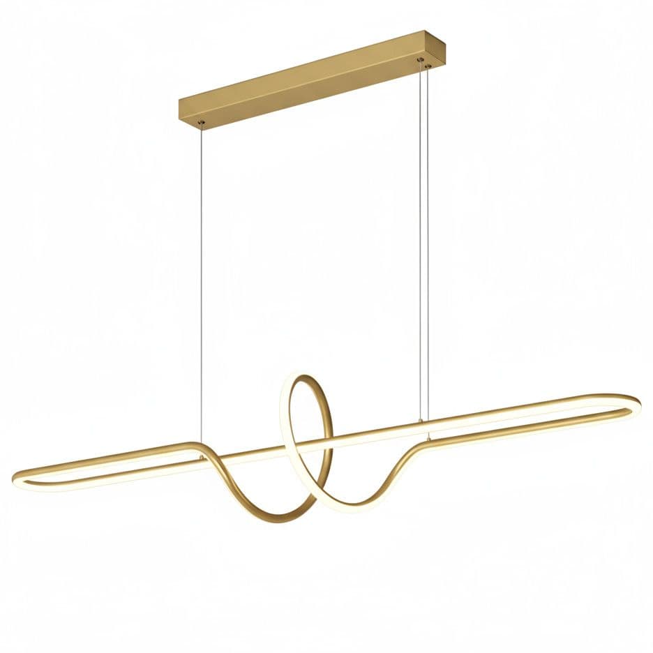 TOOLIGHT riippuvalaisin LHJ038-CP kulta, harjattu kulta, 20X20X118CM – Toolight