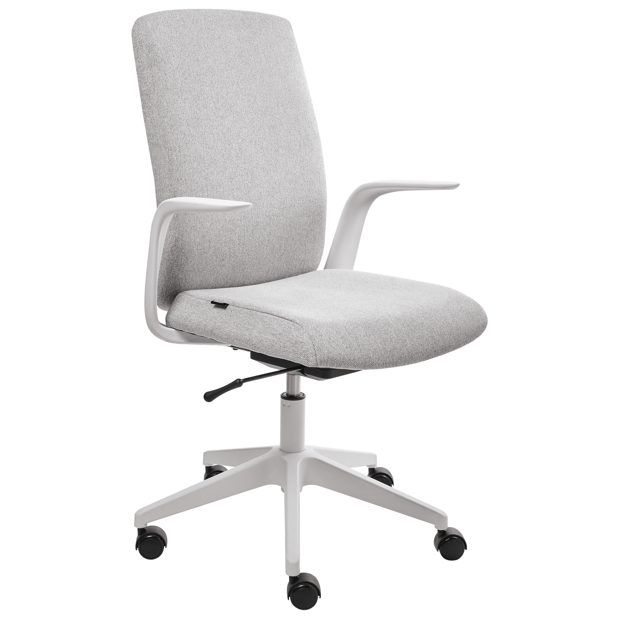 Toimistotuoli CAPTAIN kangas Vaaleanharmaa – Beliani