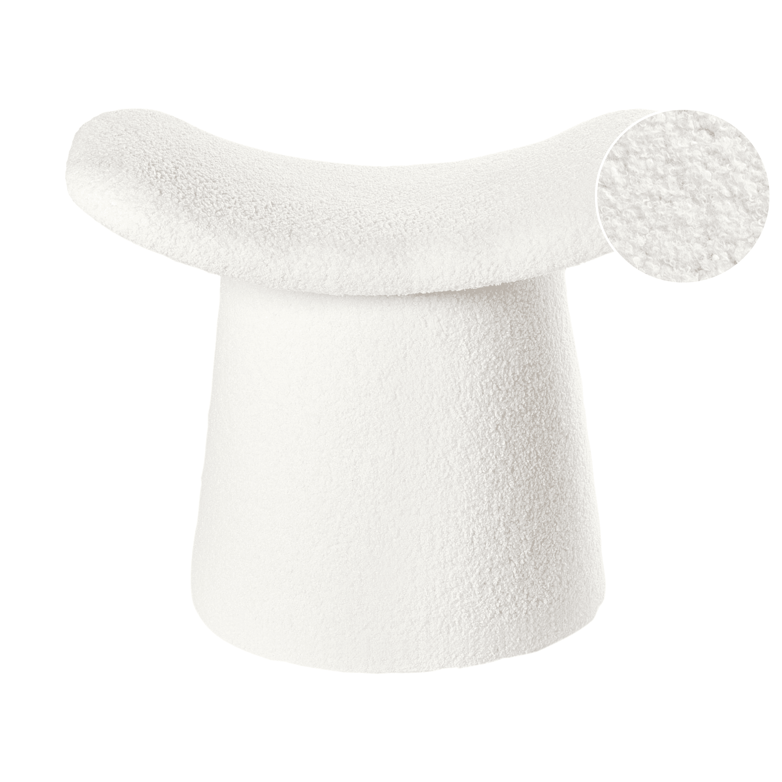 Rahi Tuftattu RIDDLE buklee Luonnonvalkoinen 57 cm 38 cm 46 cm