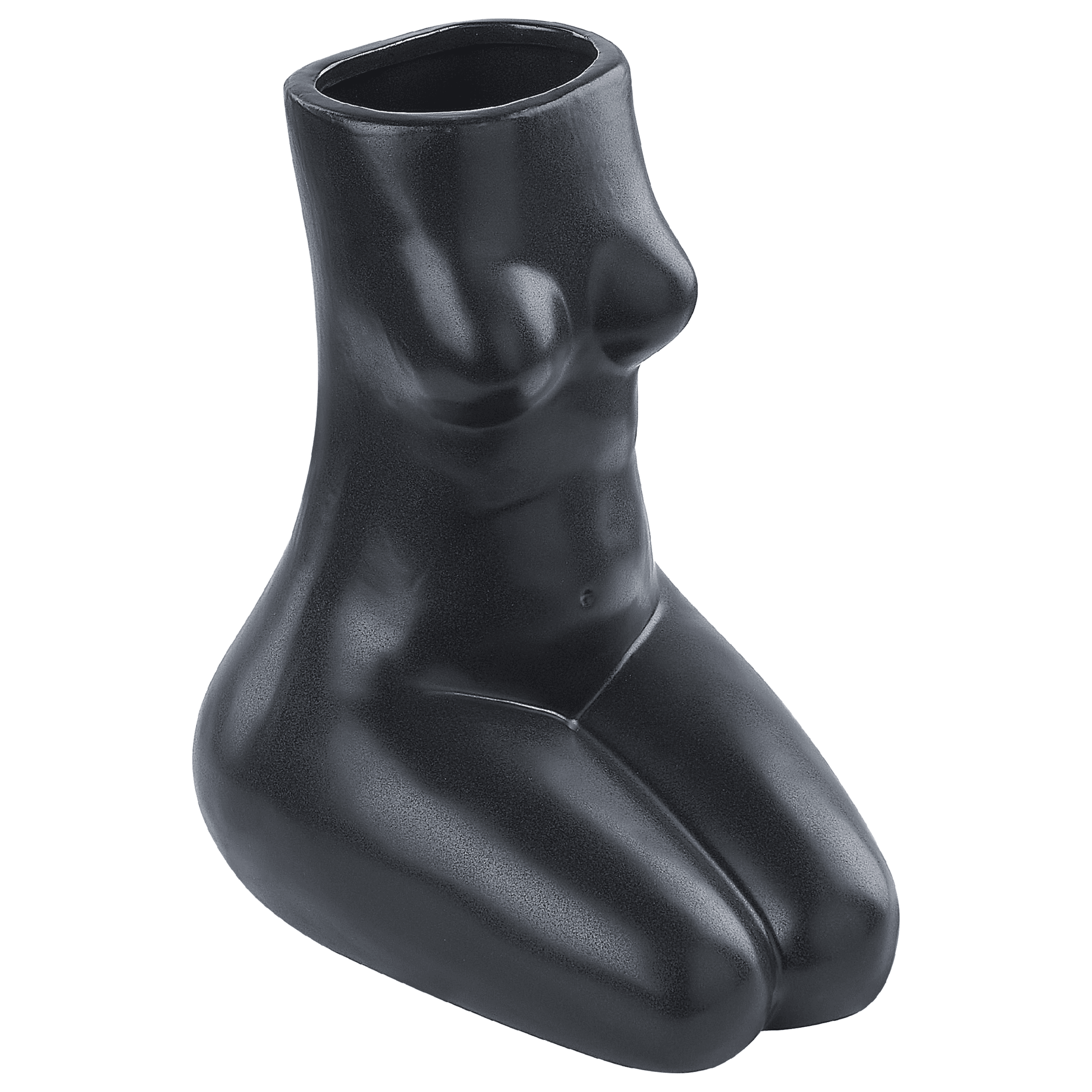 Kukkamaljakko PYRGOS keramiikka 22 cm Musta