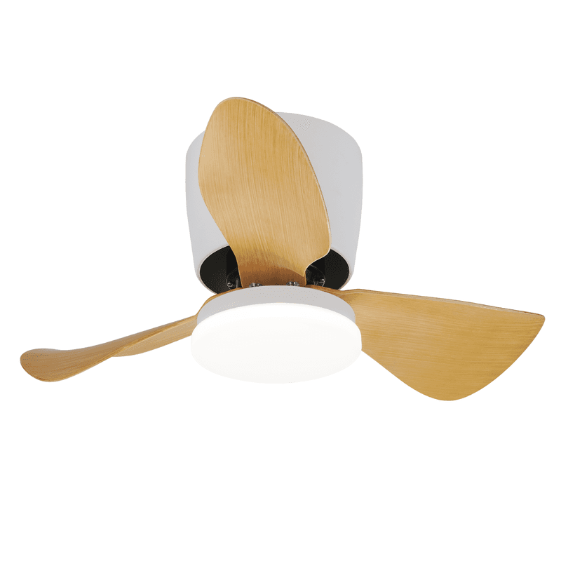 NETTLIFEKattotuuletin Valaistuksella ja Kaukosäätimellä, 23W, LED himmennettävä, hiljainen, 70cm Kesä-/talviajastin, 6 nopeutta – Nettlife