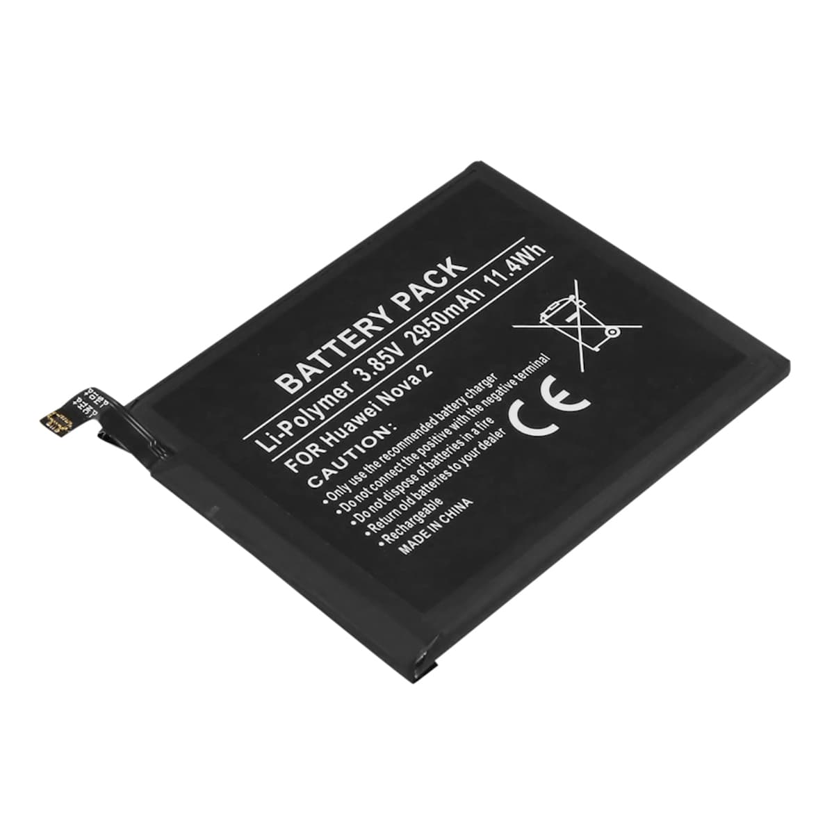 Akku Huawei Nova 2 -malliin Li-polymeeri 3.85V 2950mAh 11.4Wh – Avizar