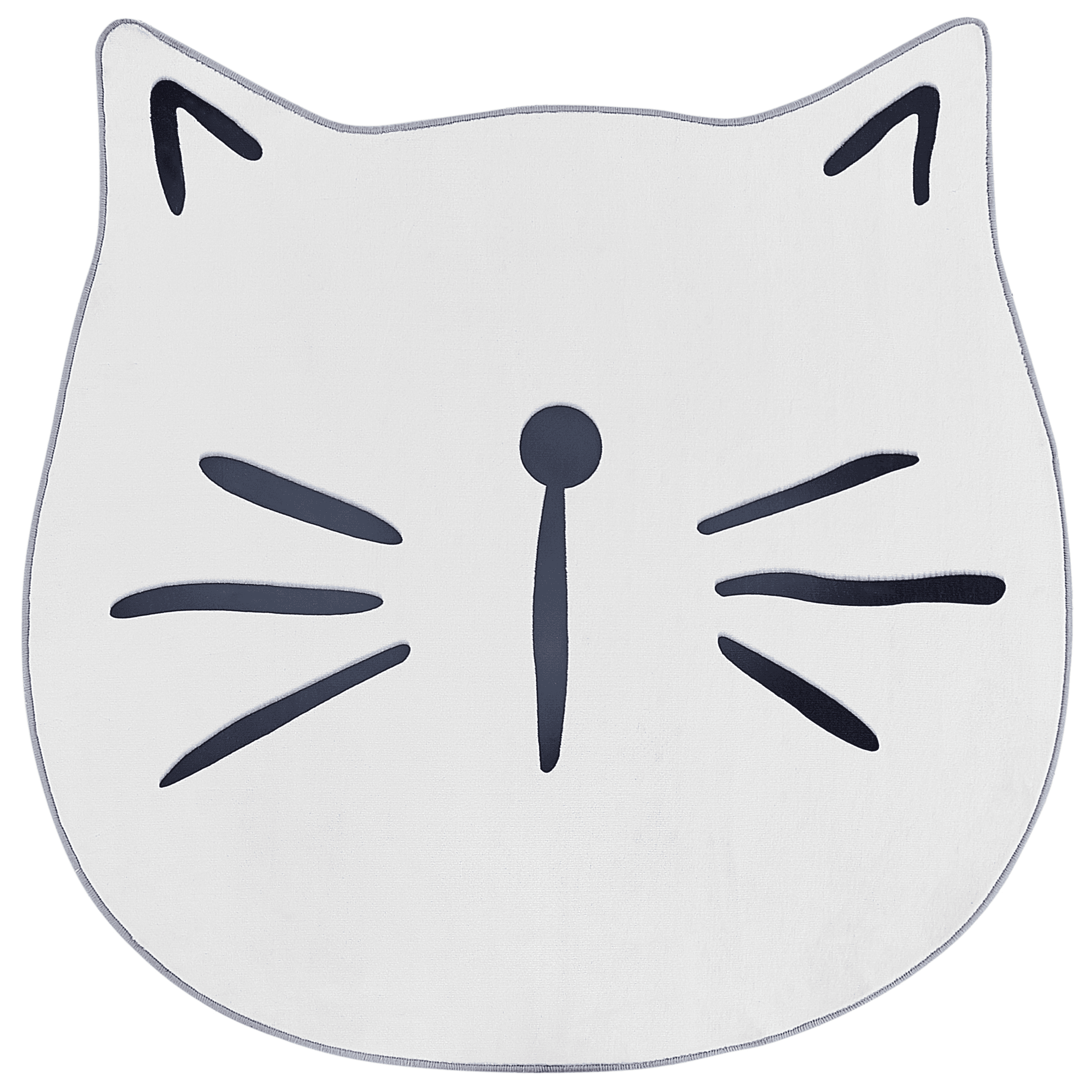 Lastenhuoneen matto KITTY Valkoinen ø 100 cm