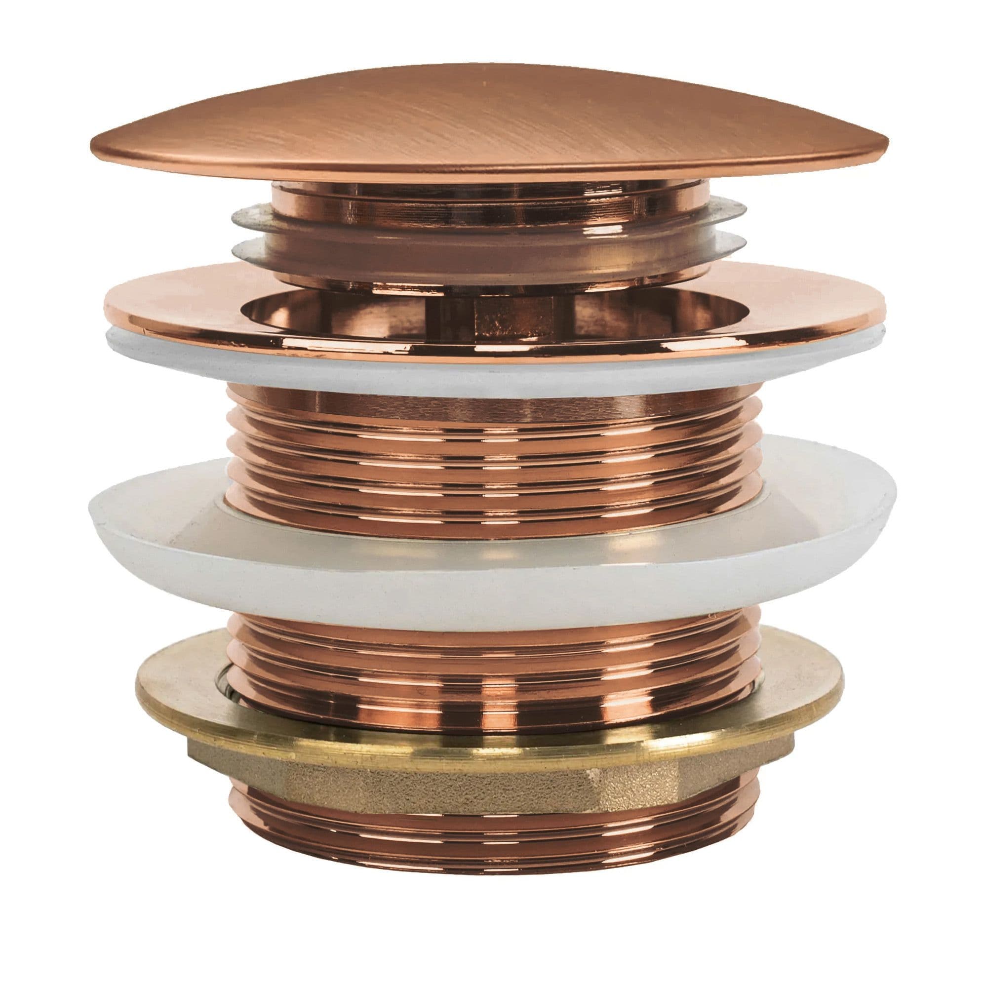 REA ammeen tulppa 7 harjattu kupari, 7X7X6CM