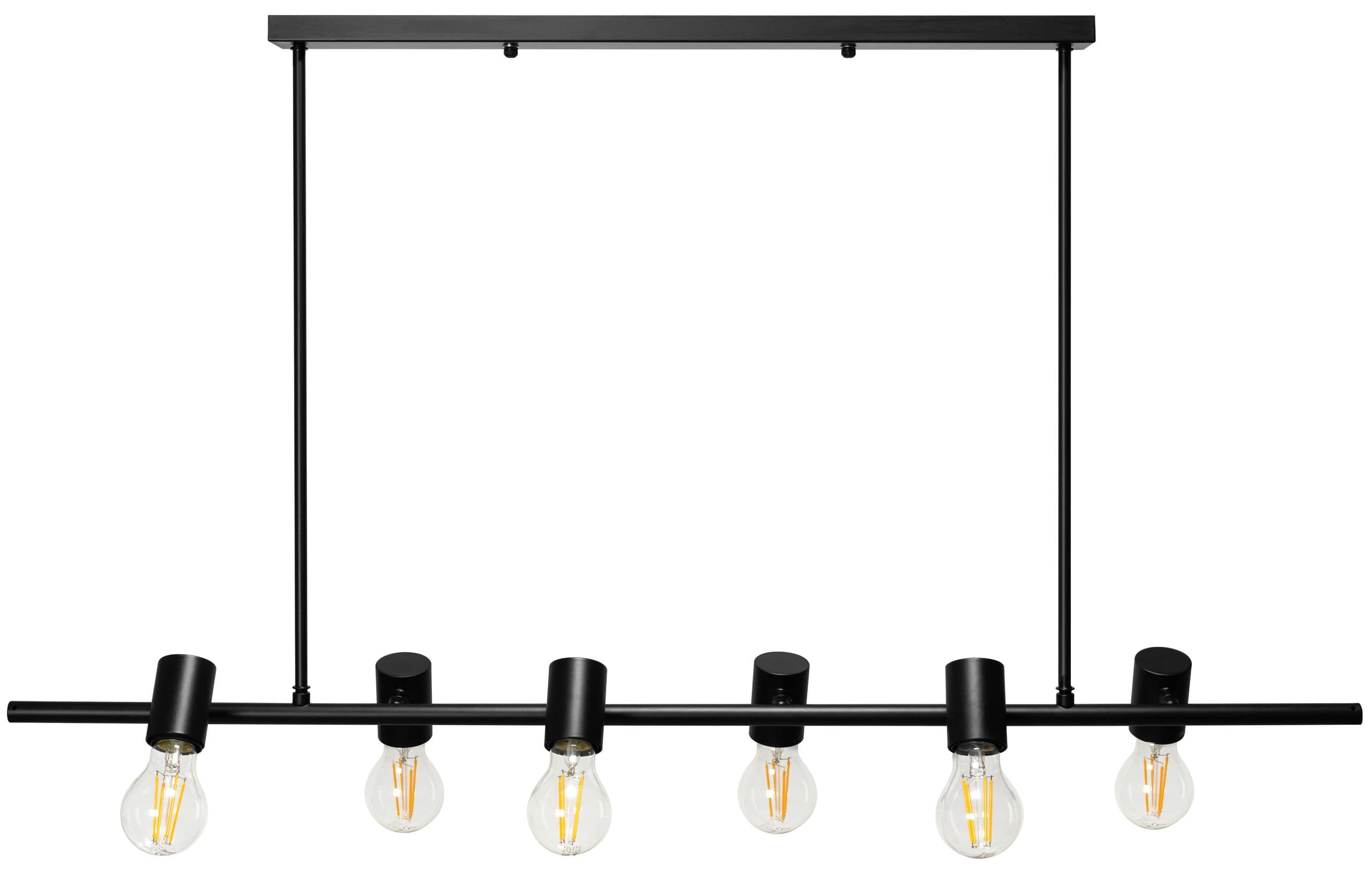 TOOLIGHT riippuvalaisin APP480-6CP musta, 100X60X74CM