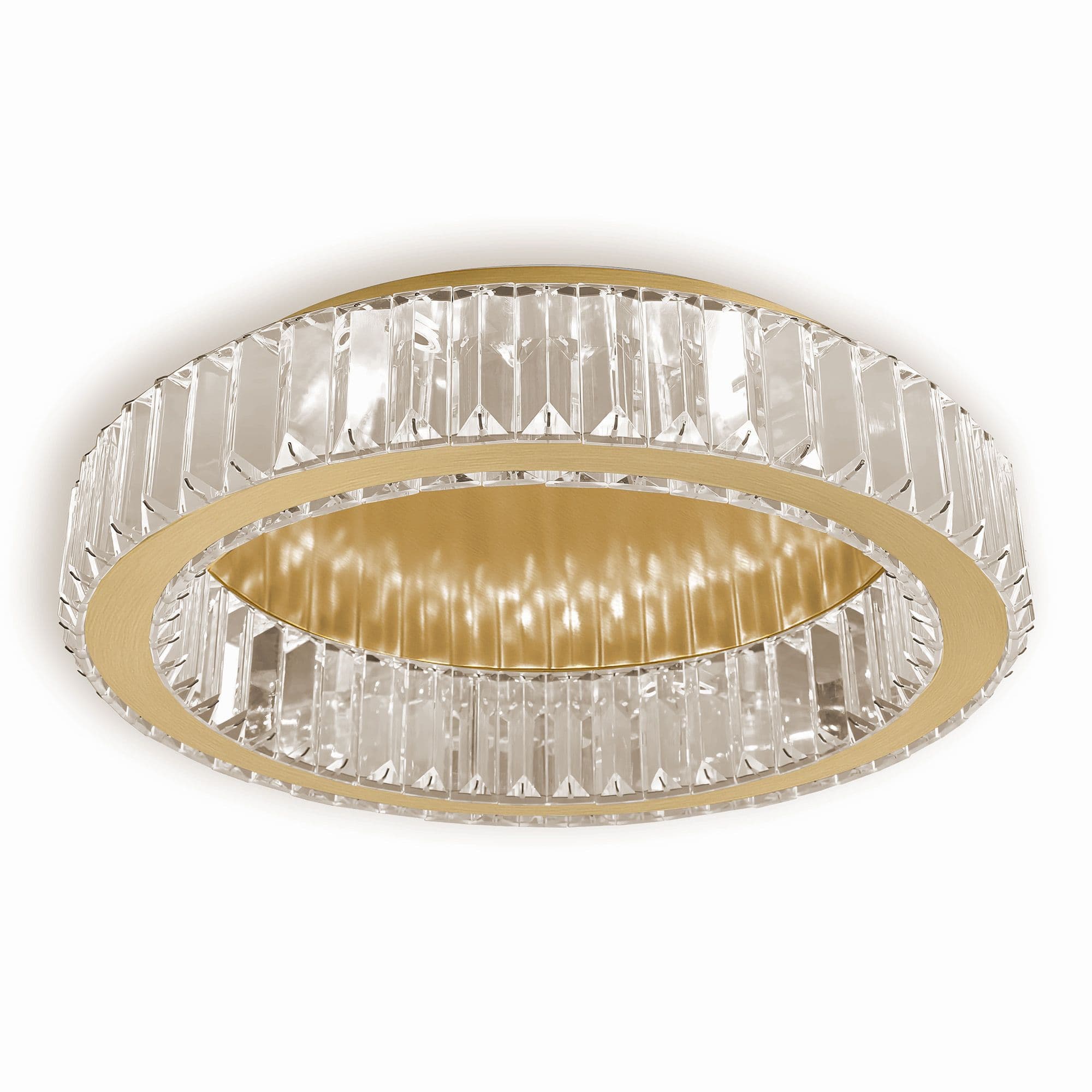 TOOLIGHT kattovalaisin APP1722-C harjattu kulta, 49x49x11,5cm – Toolight