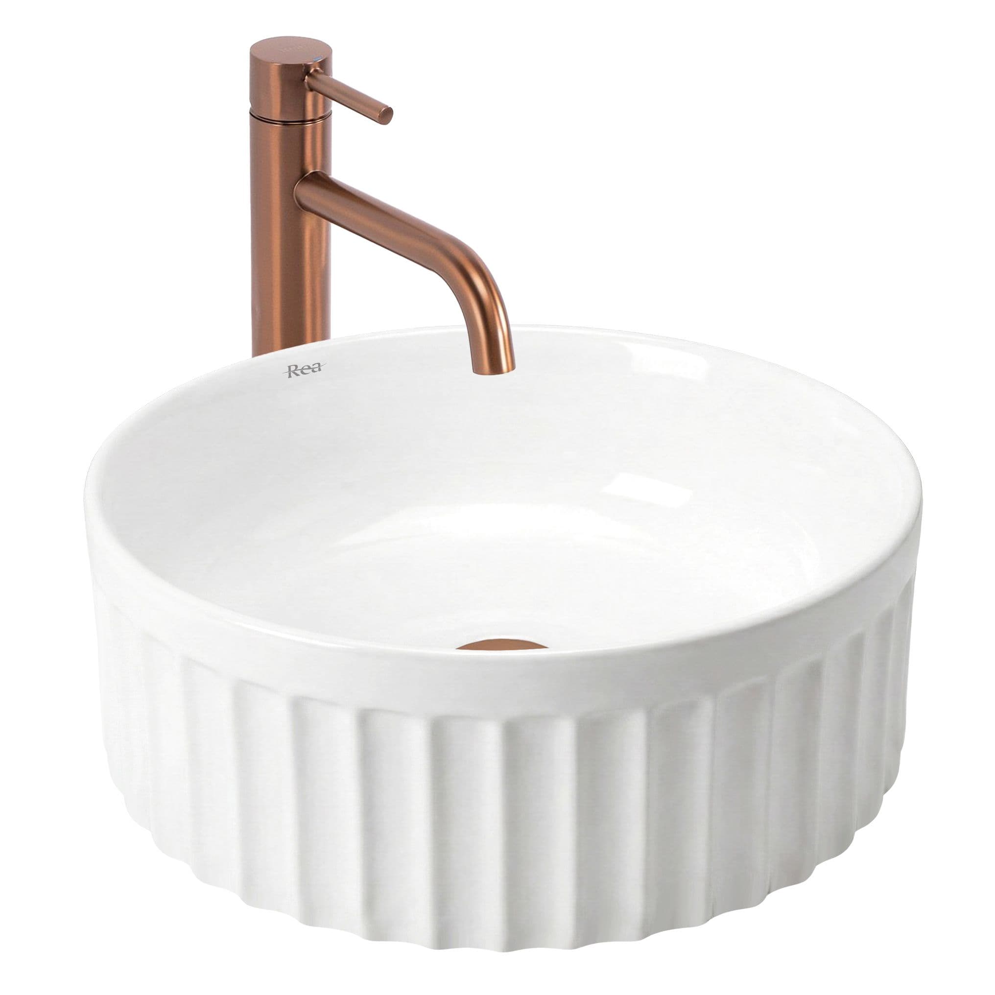 REA Malja-allas Duo Valkoinen, 38X38X14,5CM