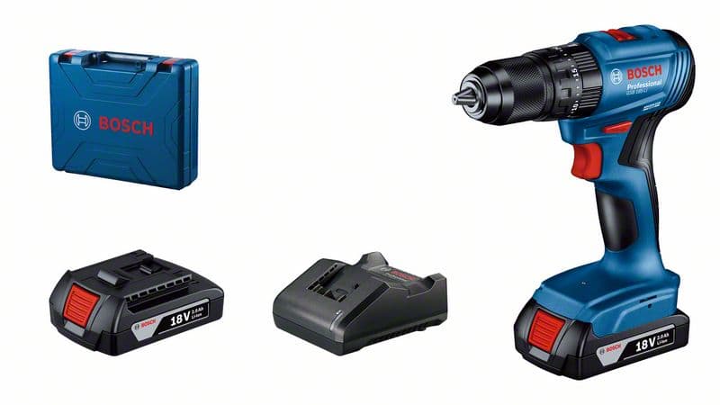 Bosch GSB 185-LI Professional -Akkuiskuporakone 18V 2x 2,0 Ah