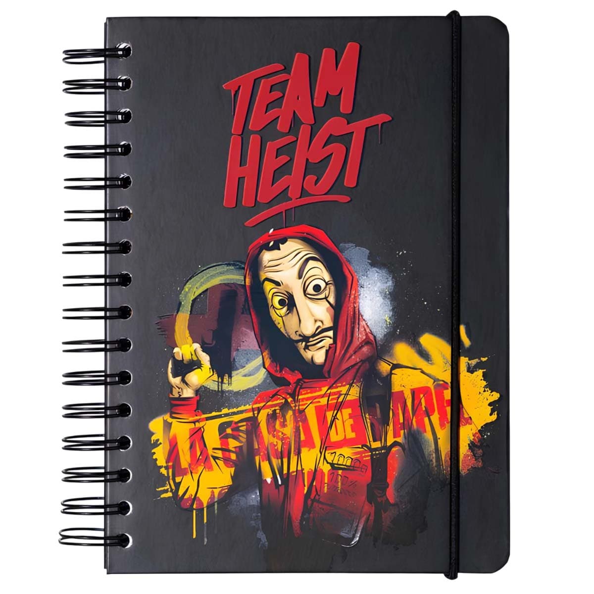 A5-muistikirja, Team Heist La Casa de Papel -malli, kovakantinen – Inny