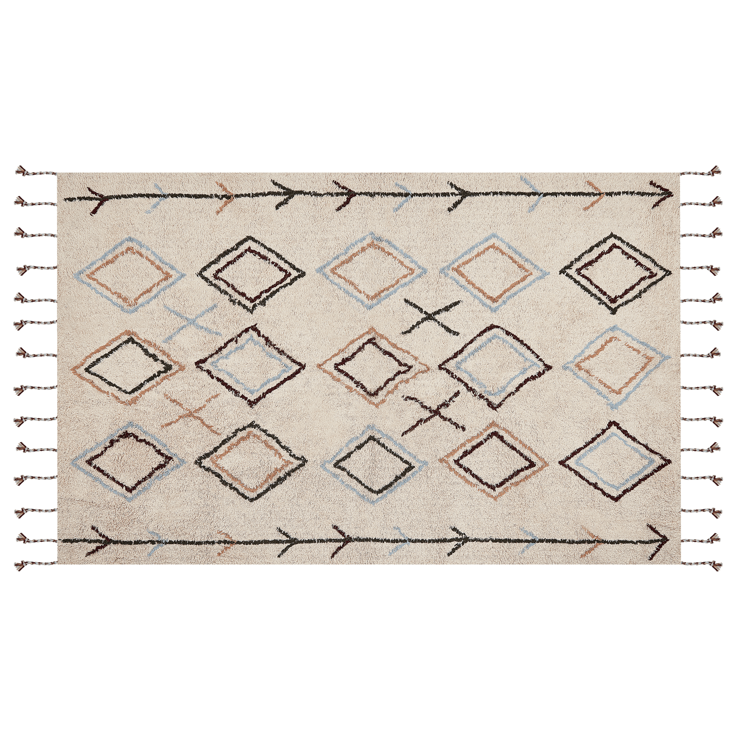Matto CORUM Beige 140 x 200 cm puuvilla