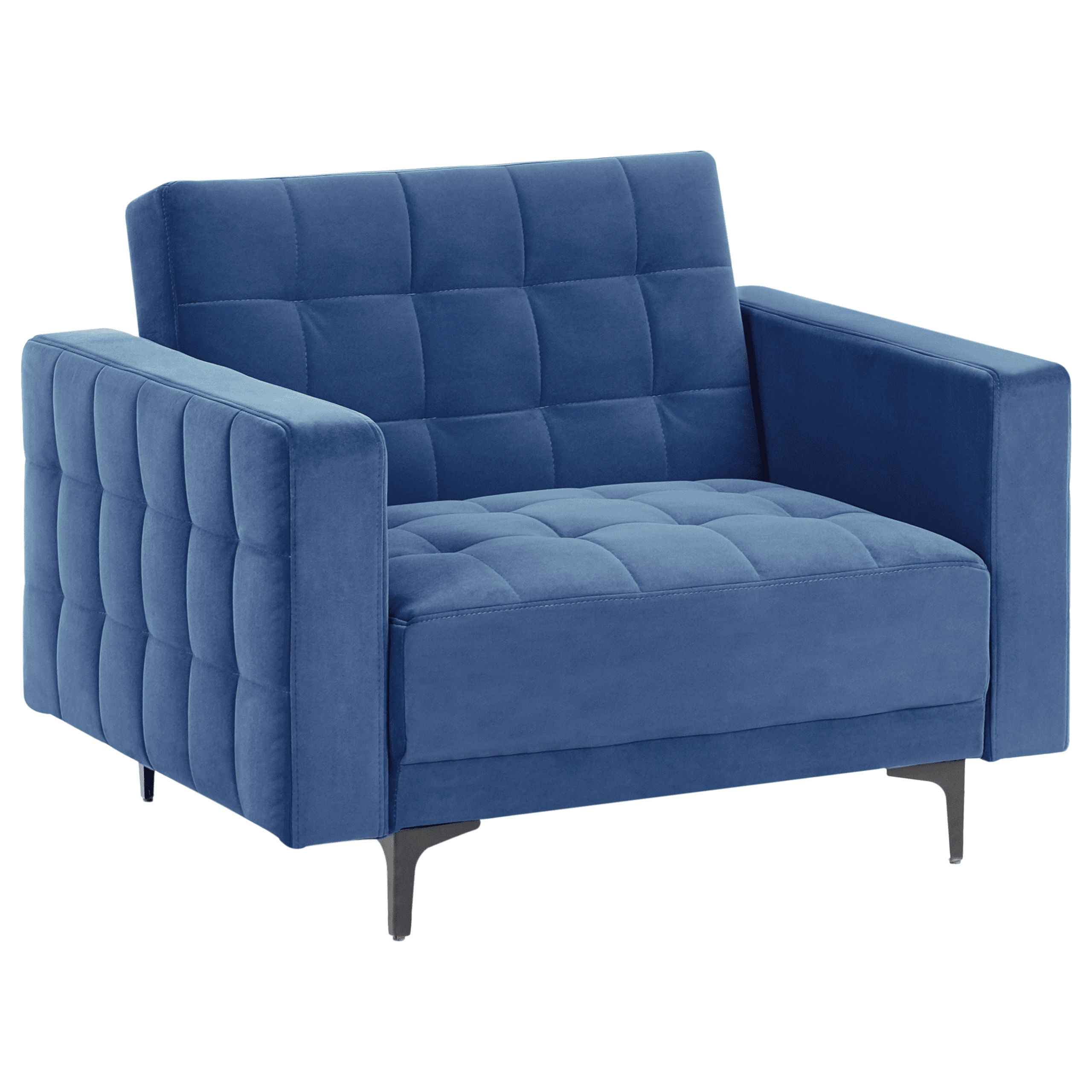 Nojatuoli ABERDEEN sametti Sininen – Beliani