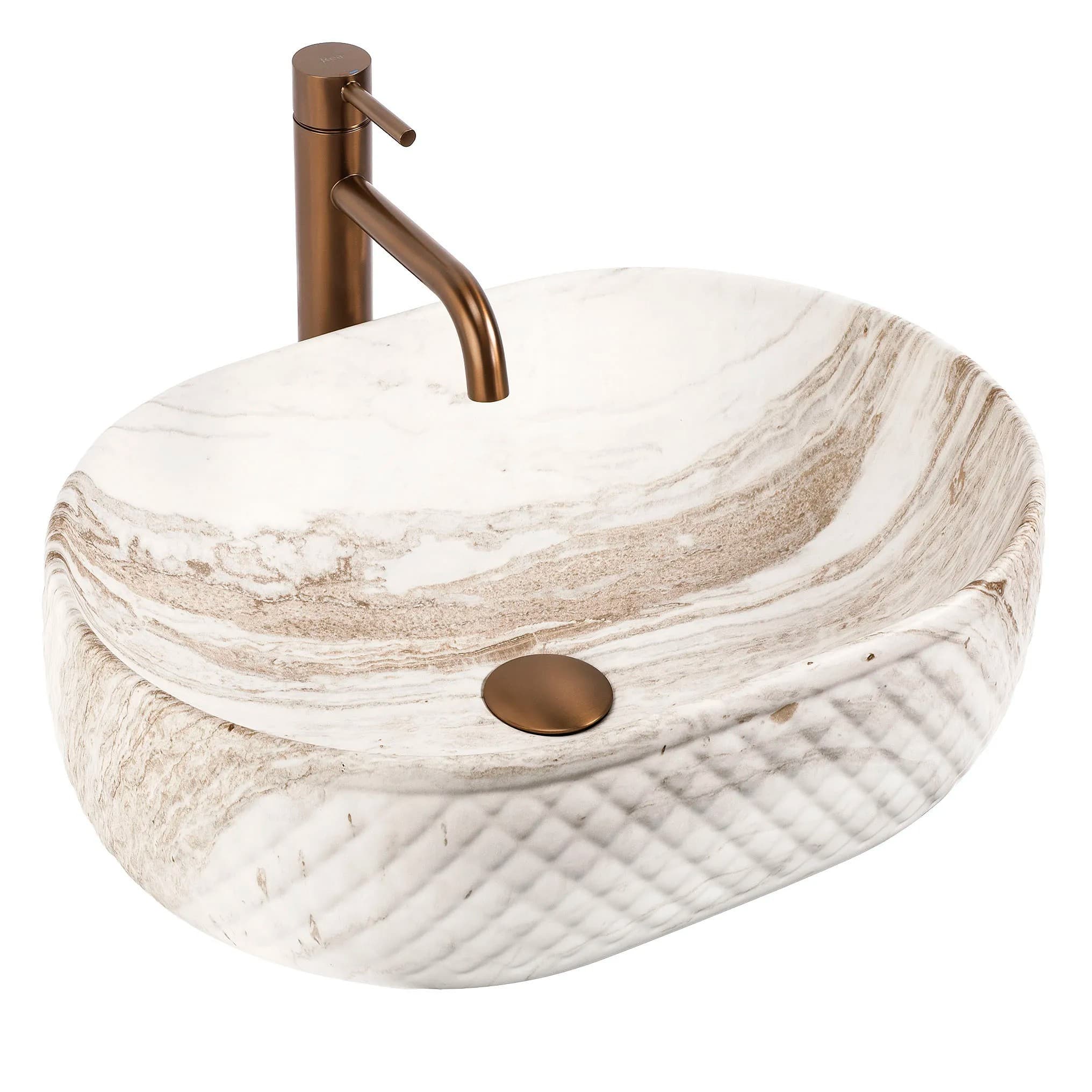 REA Malja-allas Oktawia Saturn Beige, 50X35,5X15CM