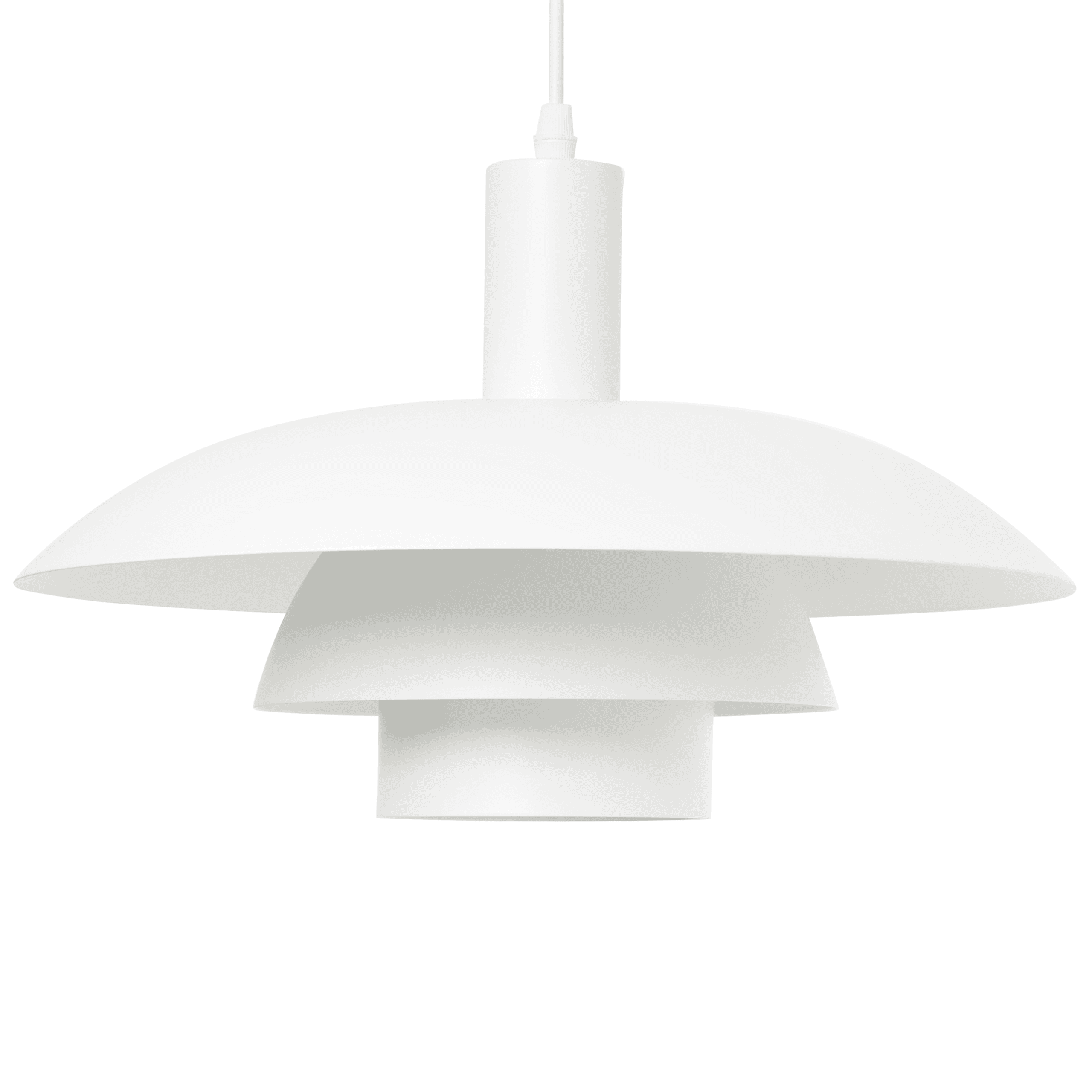 Riippuvalaisin HILBA metalli Valkoinen