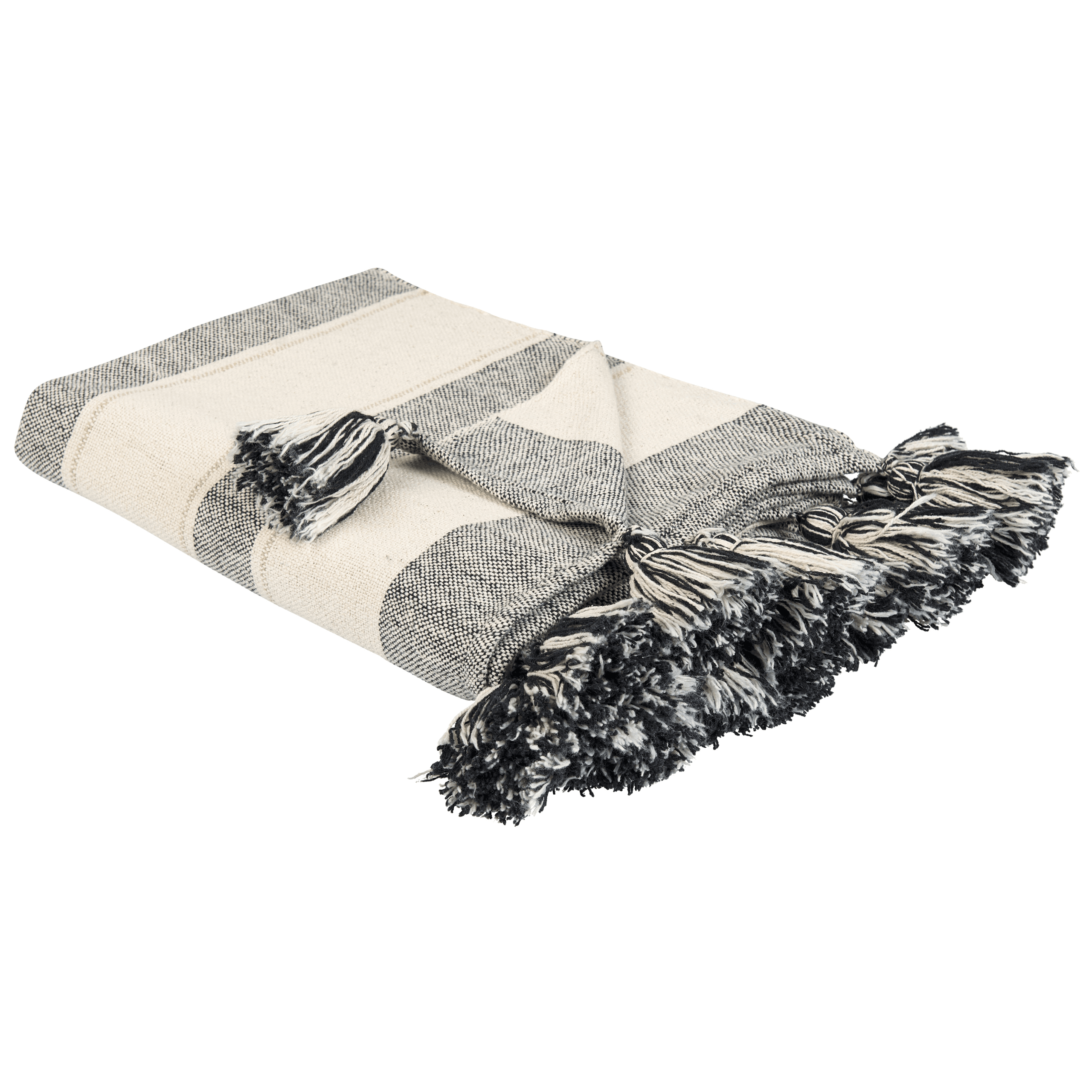 Torkkupeitto CAYIR puuvilla 130 x 170 cm Beige – Beliani