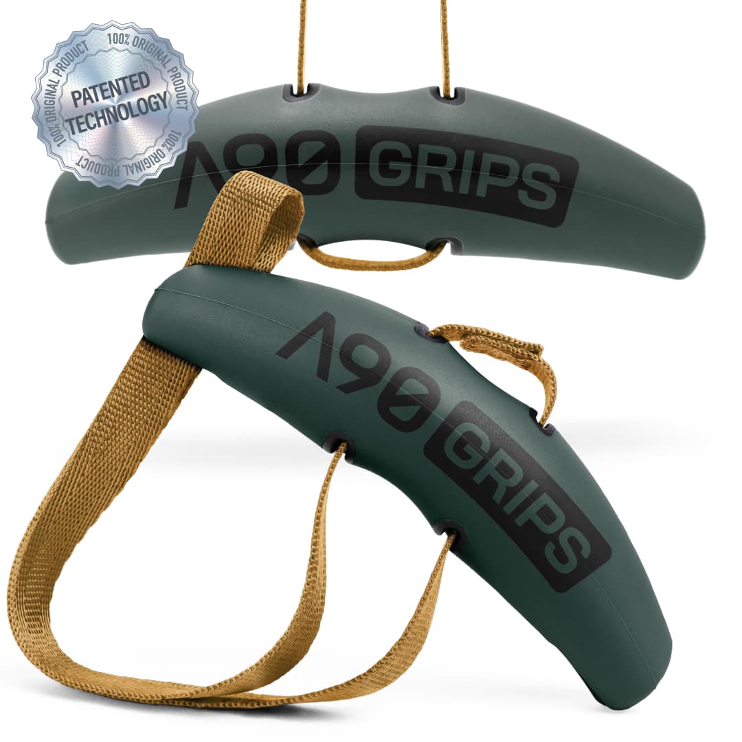 Angles90 Original Pull-Up Grips – D-muotoiset kahvat lat pulldowniin ja kaapelilaitteeseen | rannevoimaharjoittelu – Angles90