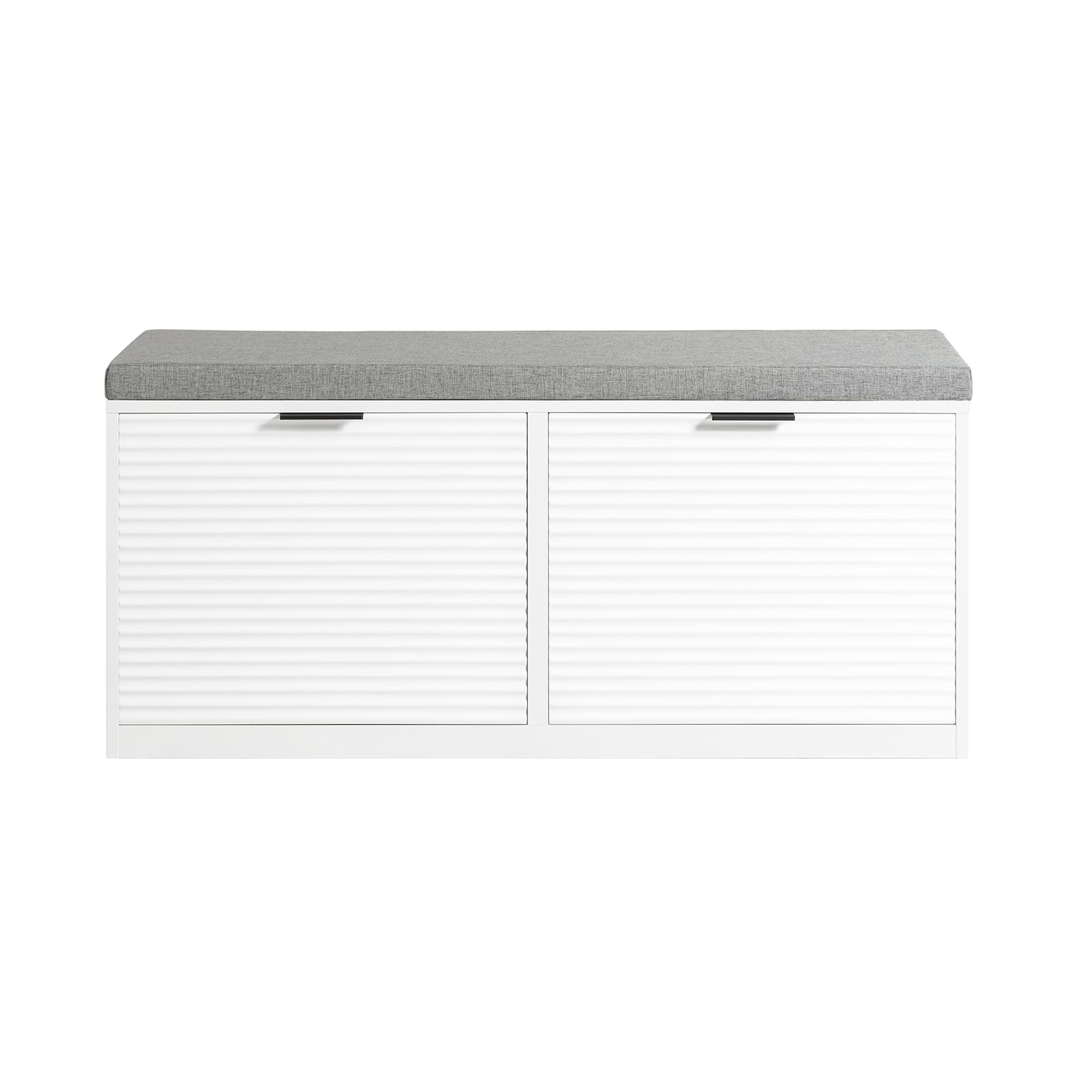 SoBuy Säilytyspenkki kenkähyllyllä 2 ovea FSR147-W – SoBuy