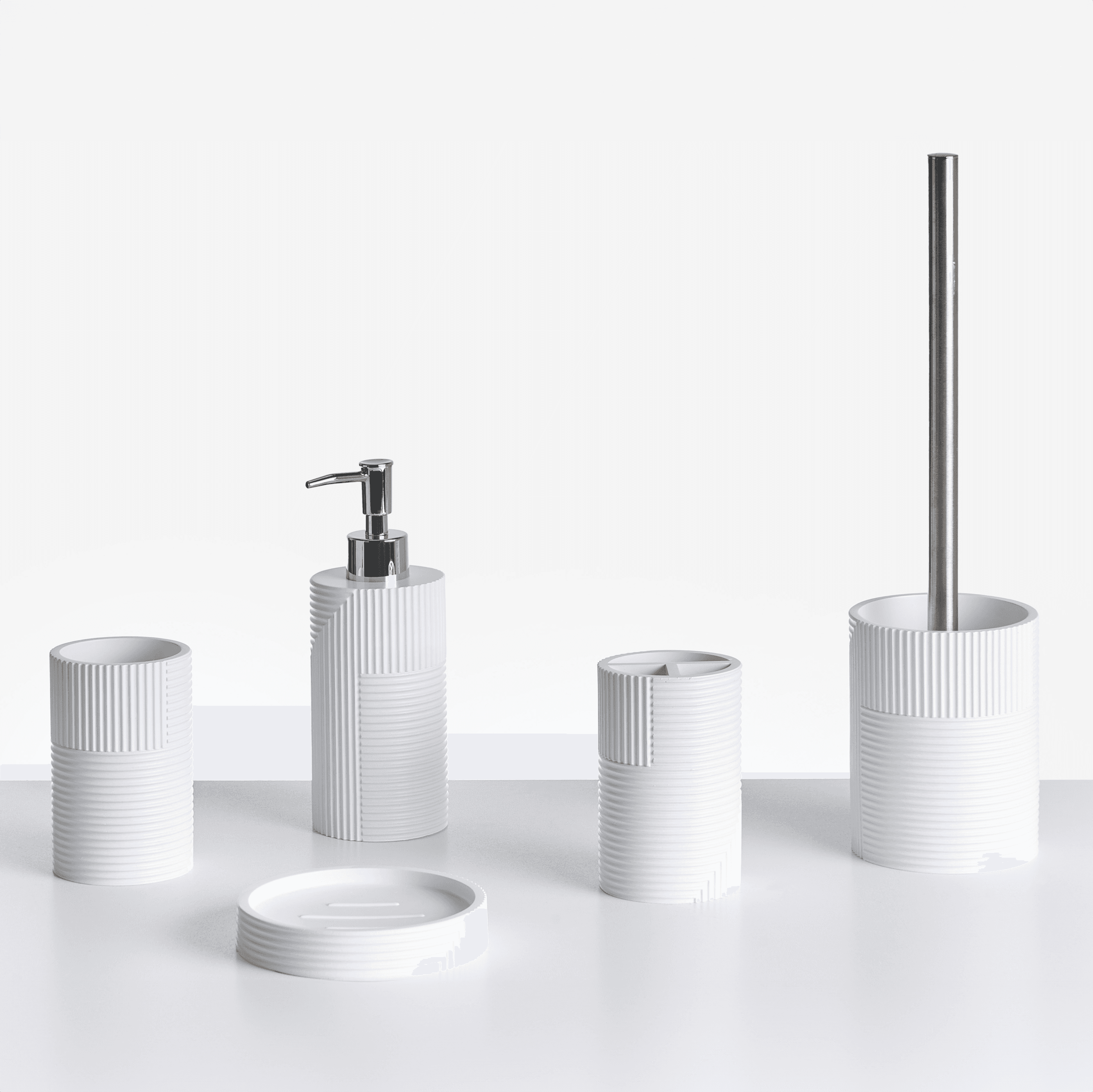 Kylpyhuonesetti 5 osaa SEPAHUA Valkoinen