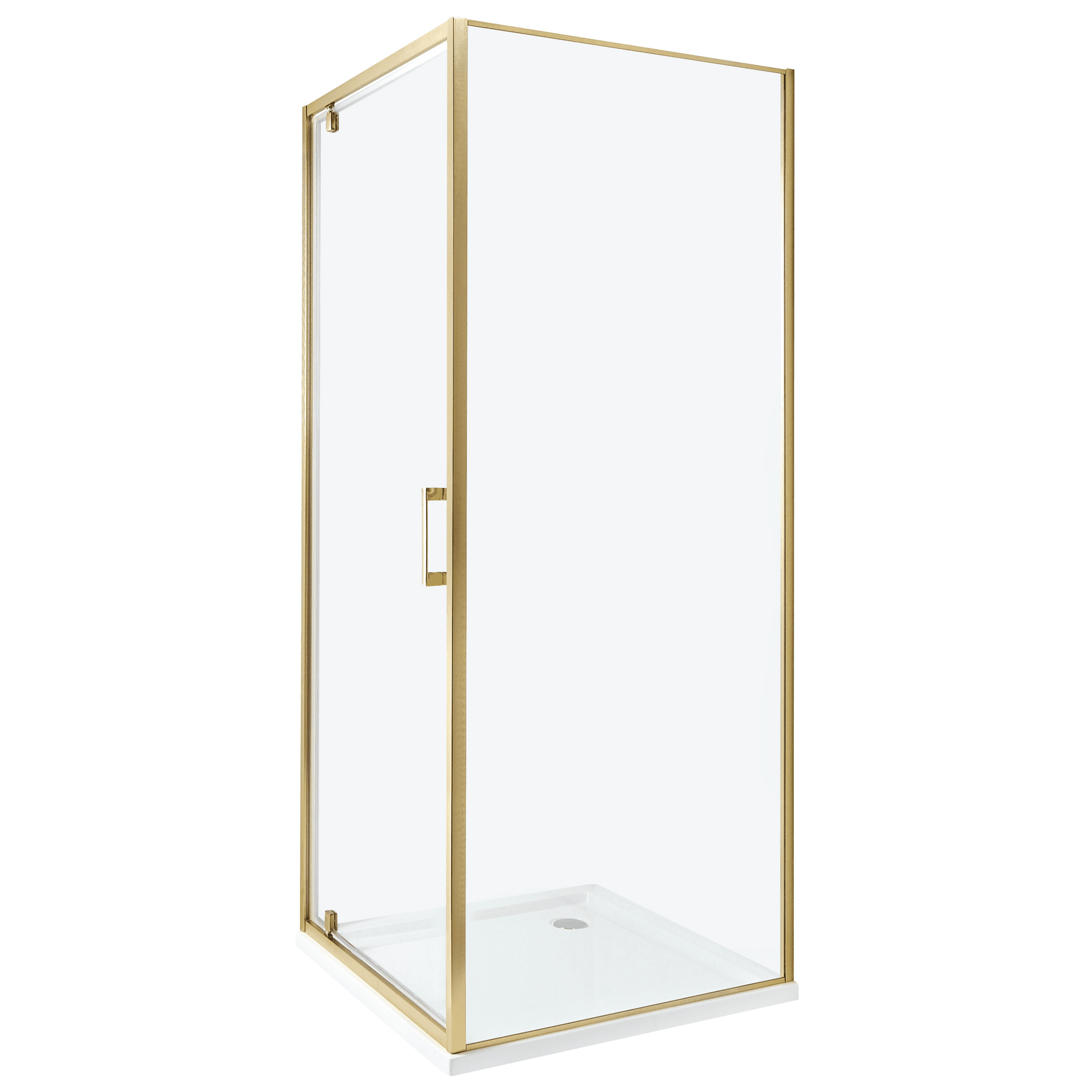 Suihkunurkka DARLI 70 x 70 x 185 cm Kulta