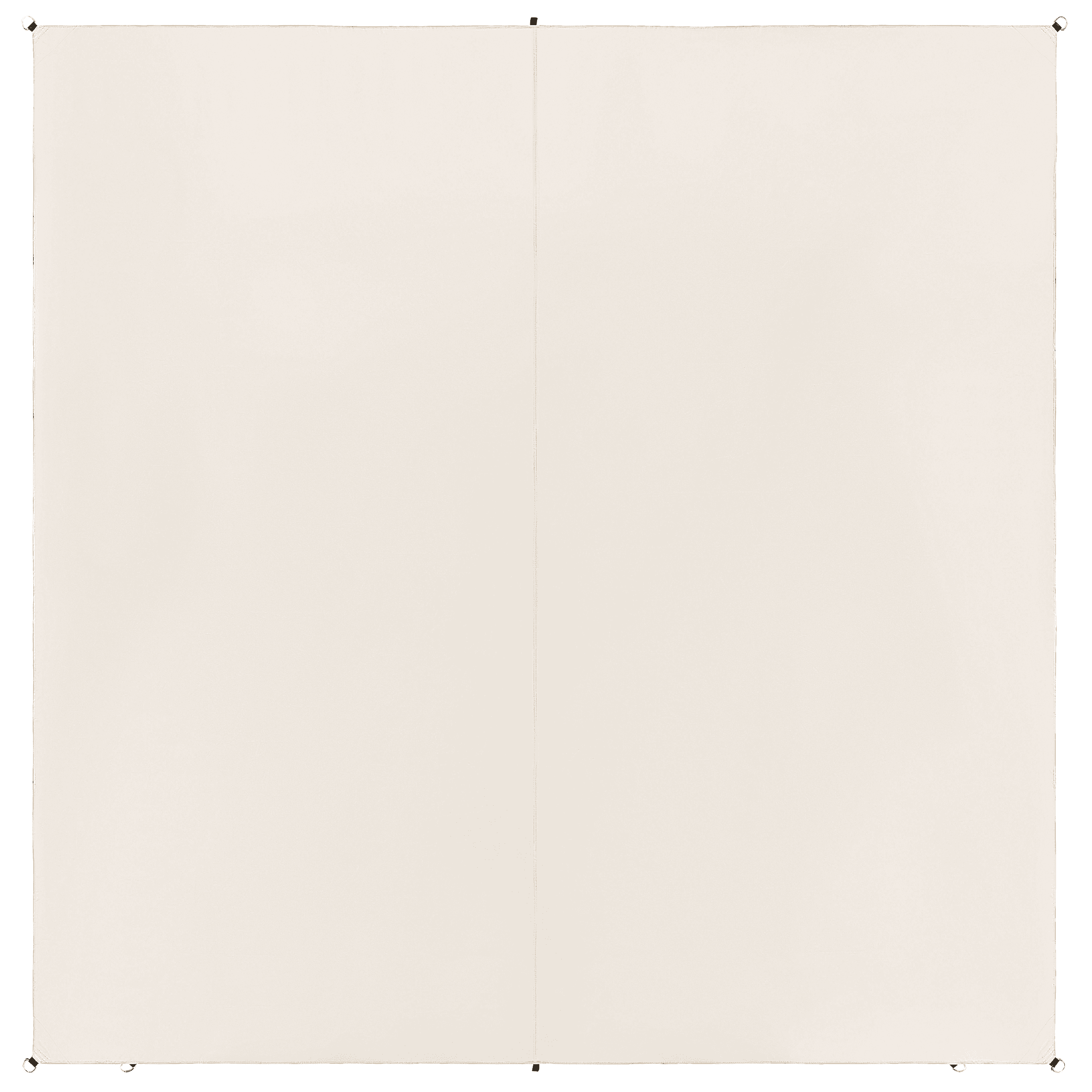 Aurinkopurje LUKKA 300 cm 300 cm Luonnonvalkoinen – Beliani