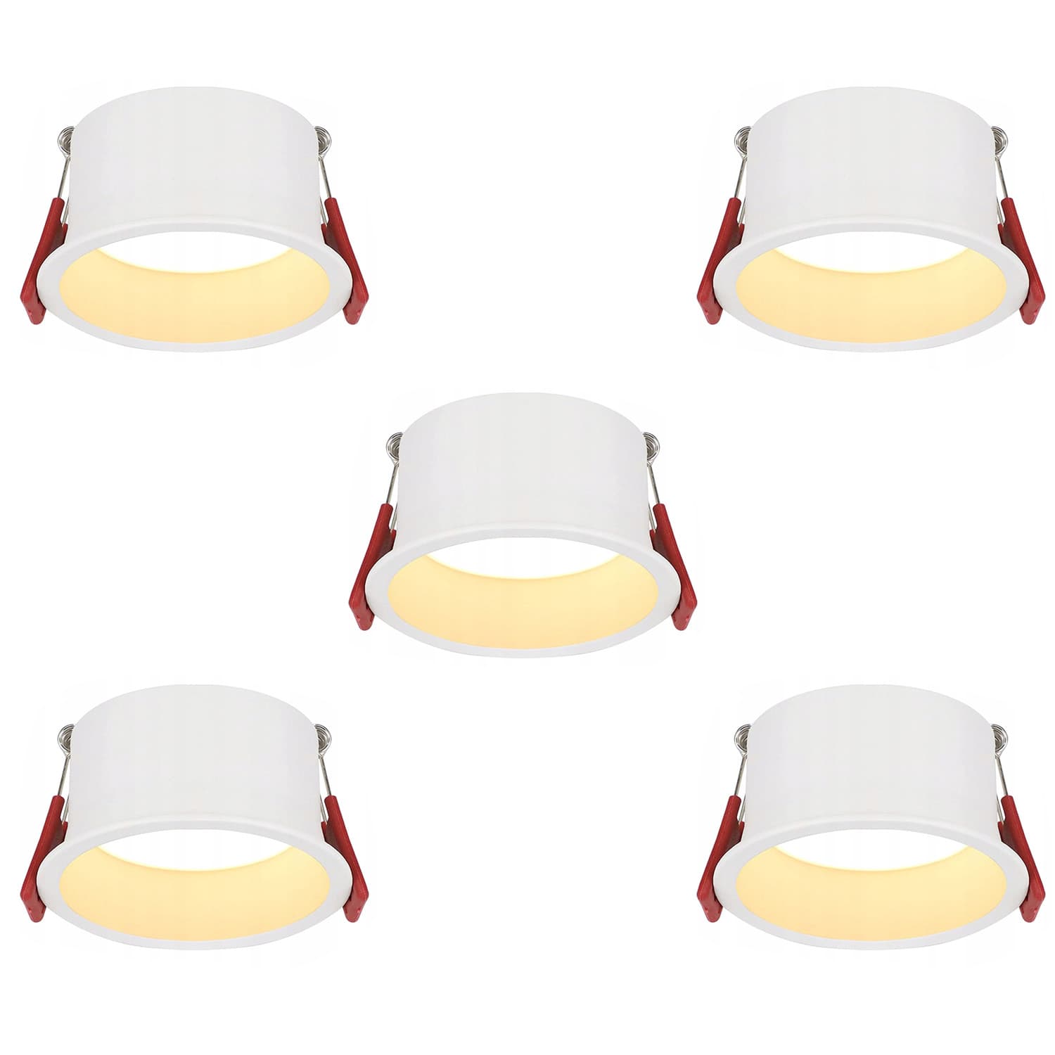 NETTLIFE 5 LED - uppovalaisinta Lämmin valkoinen 3000K Kylpyhuoneeseen, Olohuoneeseen, Keittiöön, Eteiseen, Toimistoon, Ruokasaliin, IP44 5W – Nettlife