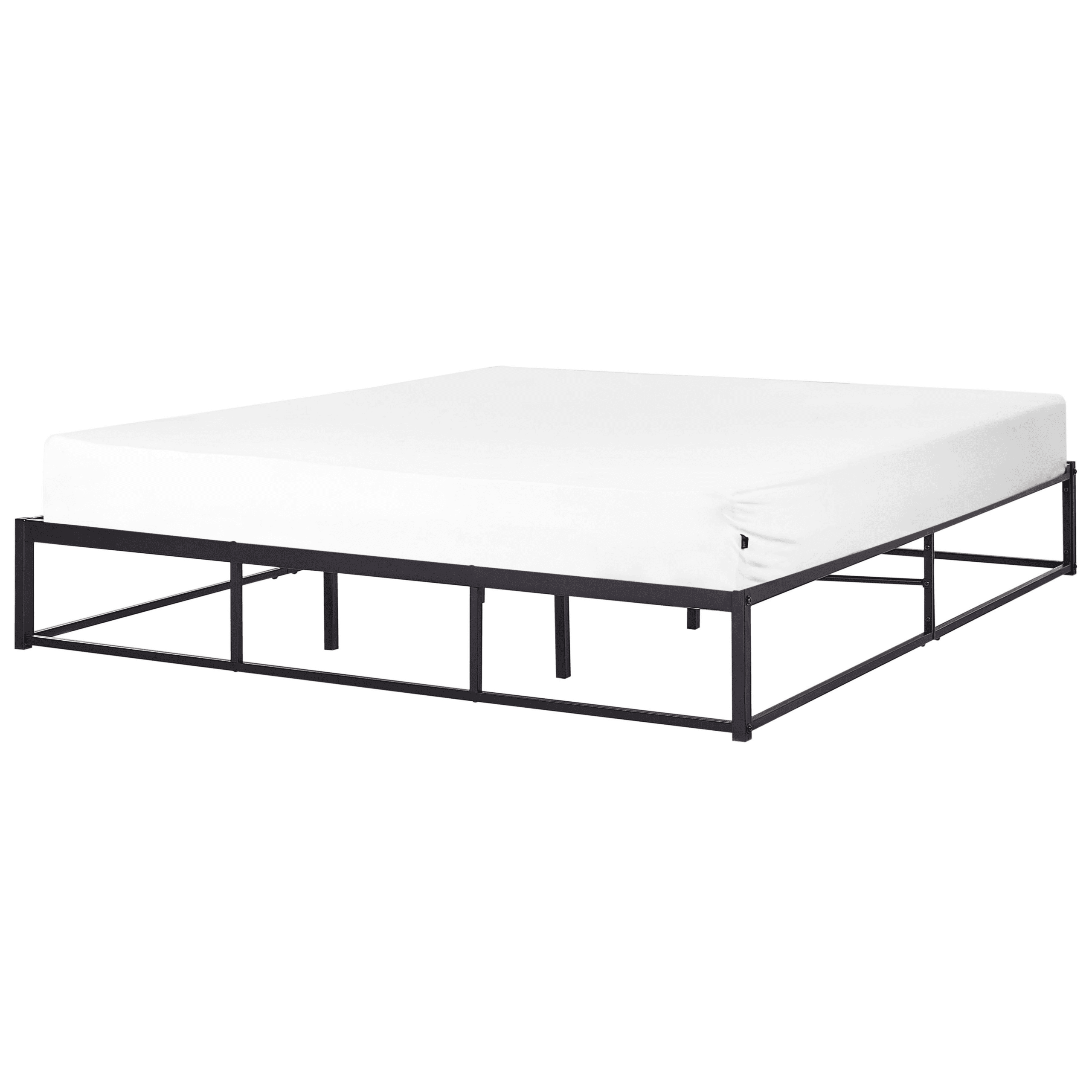 Sänky metalli VIRY 180 x 200 cm Musta – Beliani