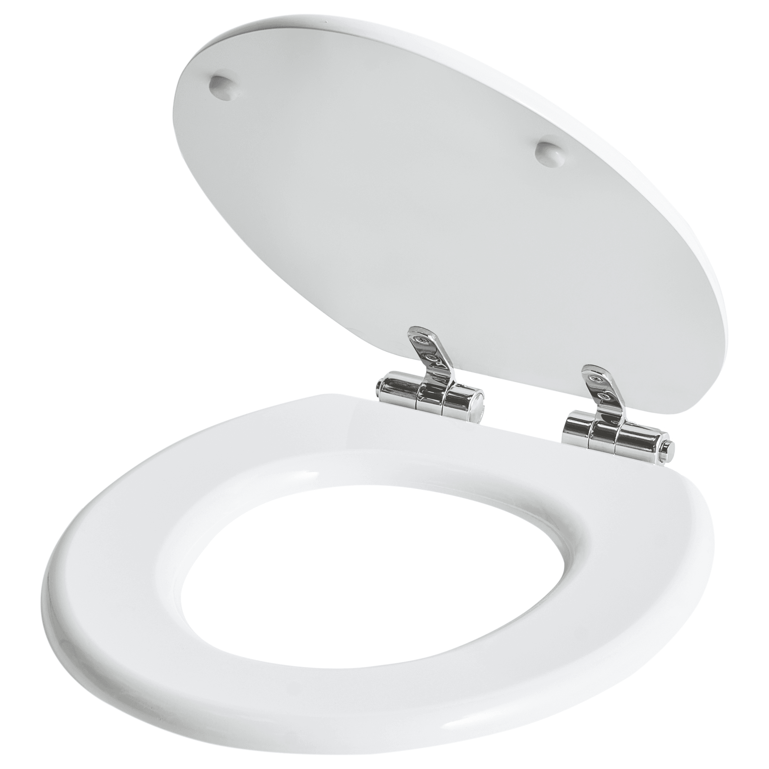 WC-istuinkansi MAZARUNI pehmeästi sulkeutuva MDF-levy Valkoinen