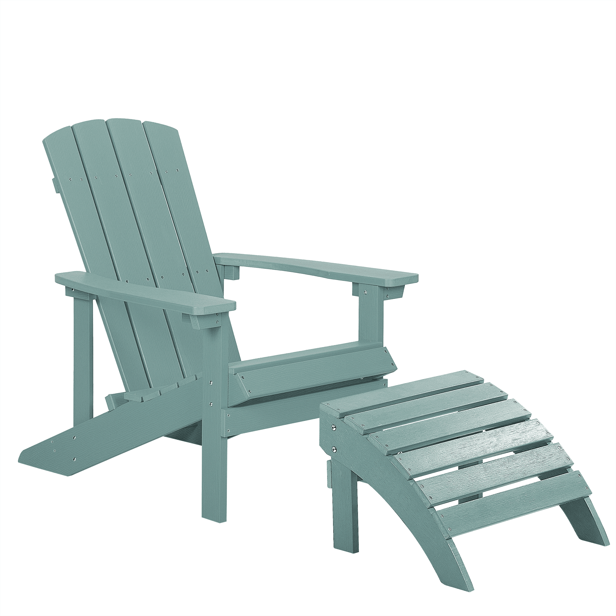 Puutarhatuoli ADIRONDACK ja rahi Turkoosi