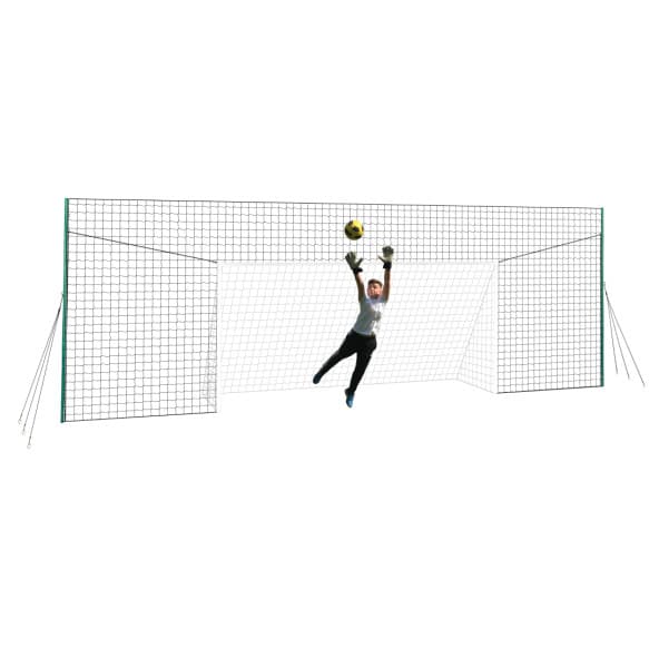 Open Goaaal® 3-in-1 jalkapallomaali, palautusverkko ja takaverkko – Large, 10 ft korkea, jopa 29 ft leveä, sisämaali 16 x 7 ft – OpenGoaaal