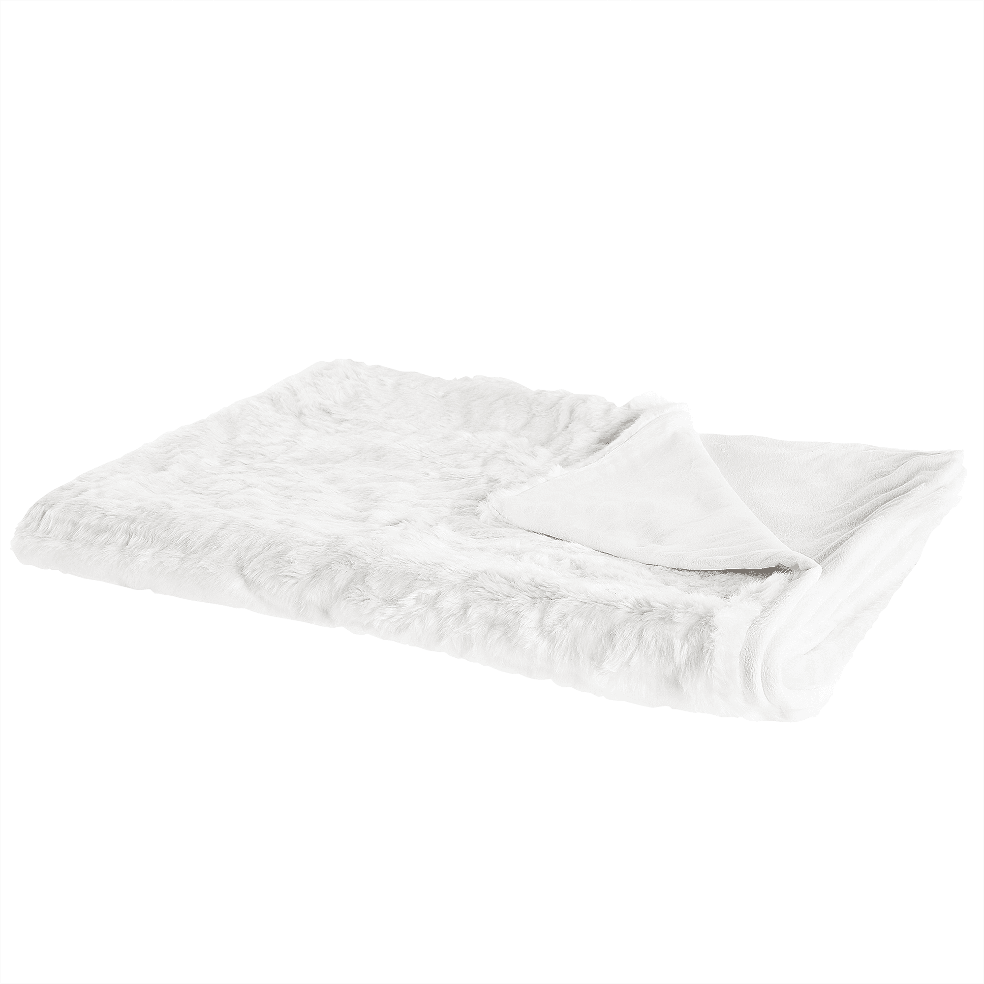 Torkkupeitto TOURZA kangas 150 x 200 cm Valkoinen – Beliani