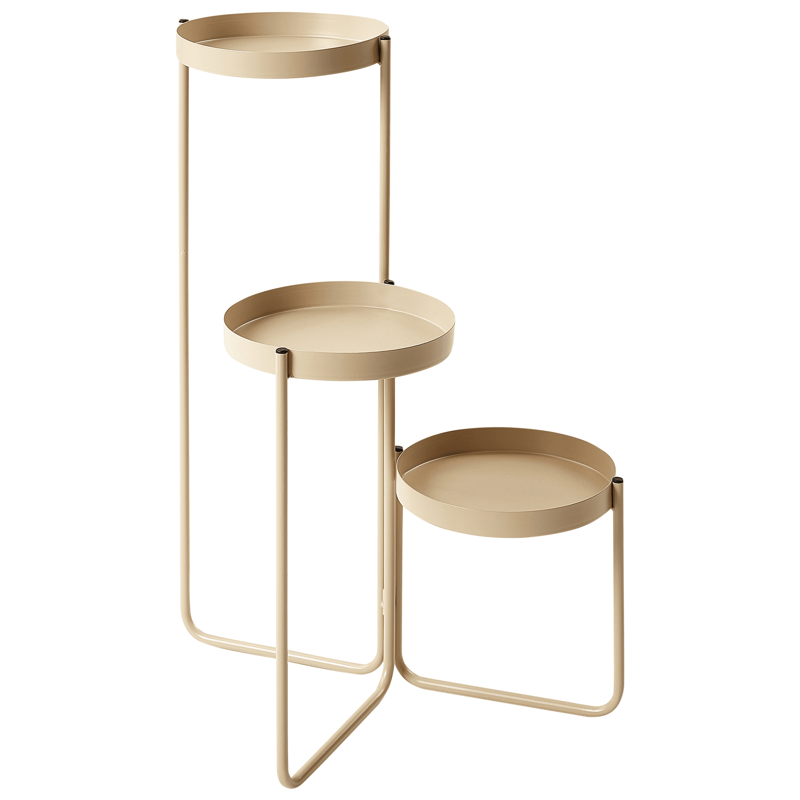 Kukkateline FRAGARIA metalli 42 cm Beige