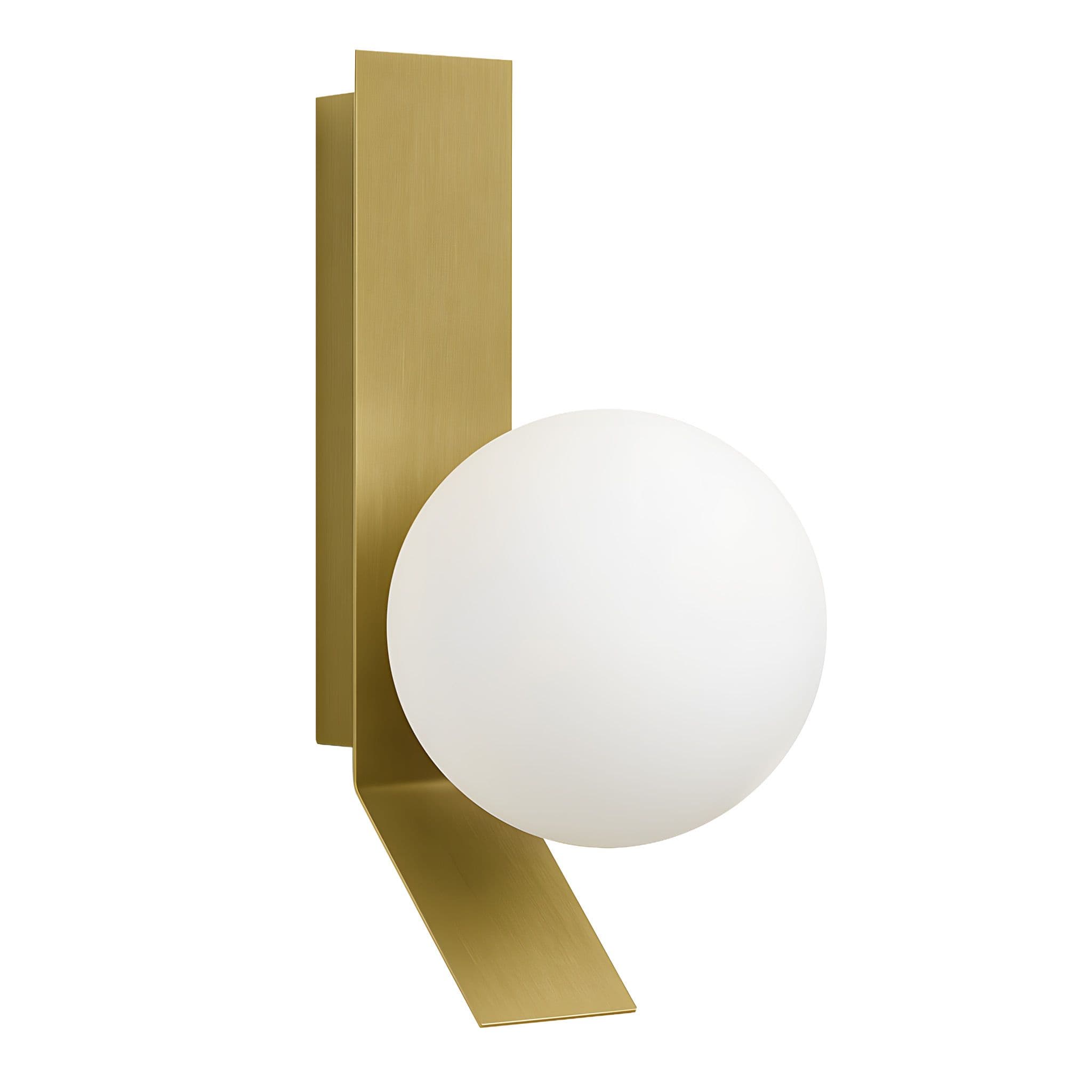 TOOLIGHT seinävalaisin APP1759-1W valkoinen/kulta, 6x6x38cm – Toolight