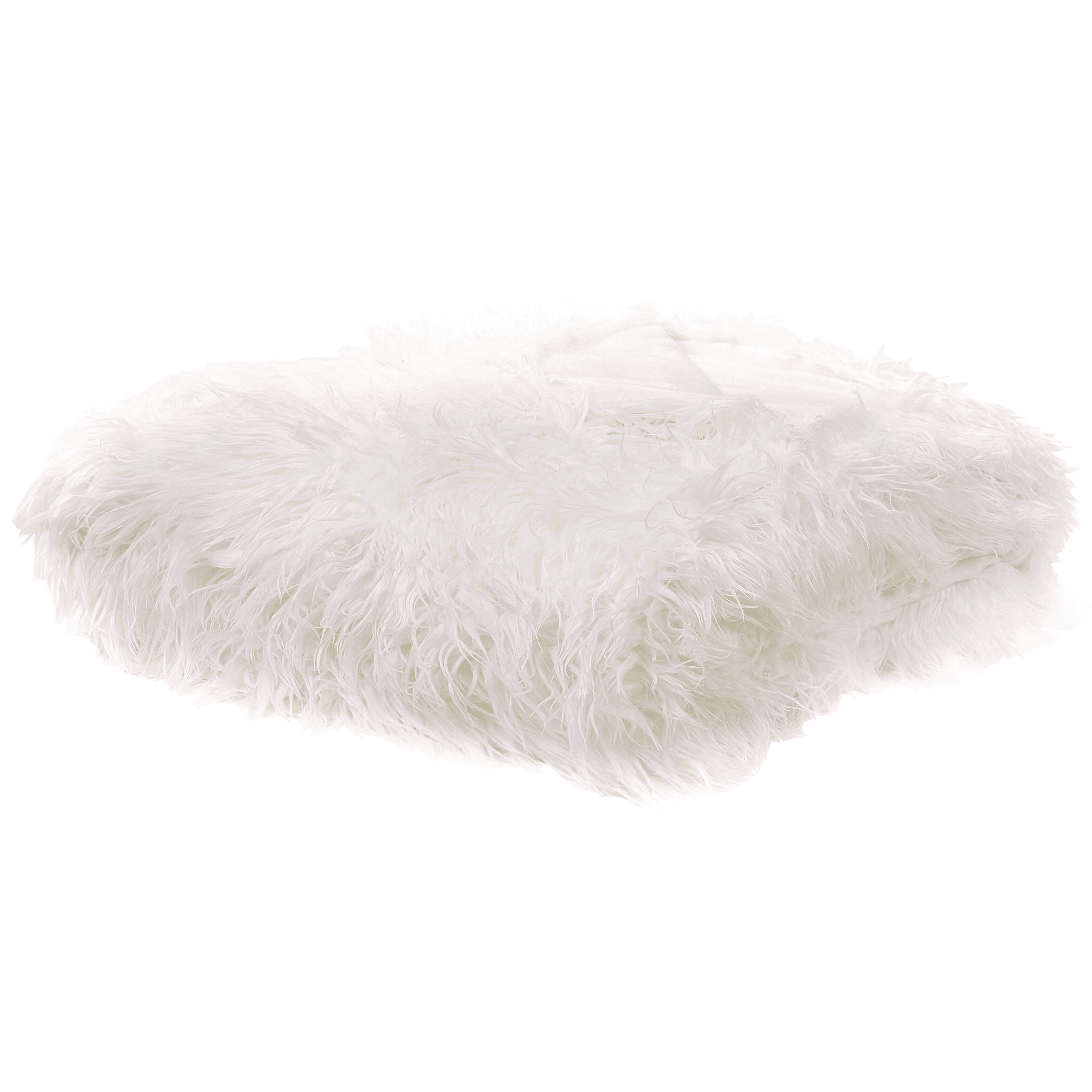 Päiväpeitto DELICE kangas 200 x 220 cm Valkoinen – Beliani