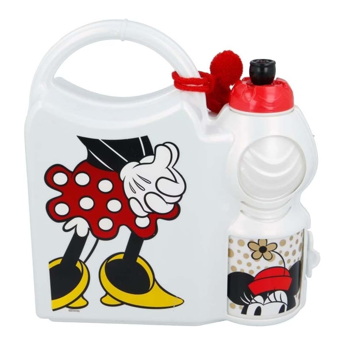 Lounasrasia kahvalla ja 400 ml pullolla lapsille – Minnie Mouse
