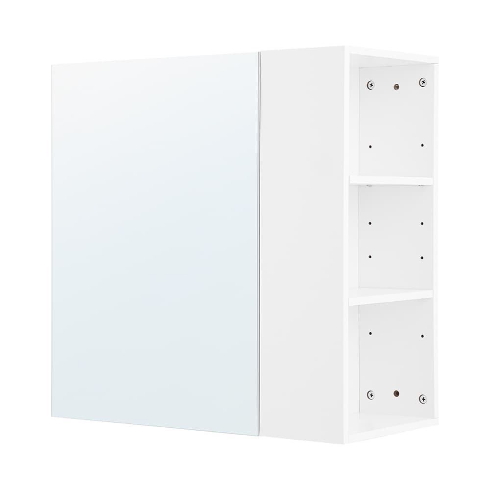 SoBuy peilikaappi BZR184-W ekologinen valkoinen 57x30x61 cm