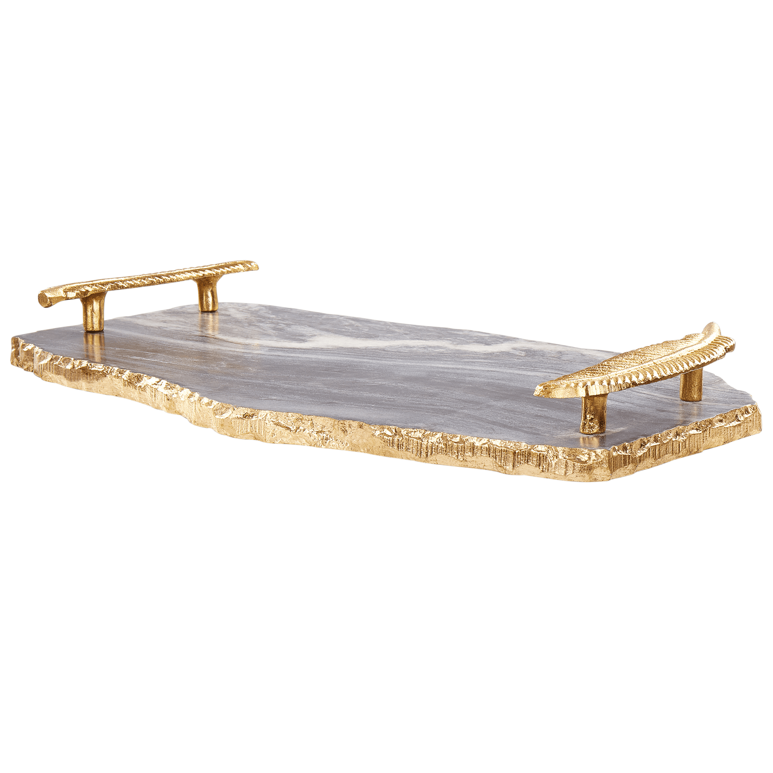 Tarjotin ZOGRAFOU kivi Tummanharmaa – Beliani