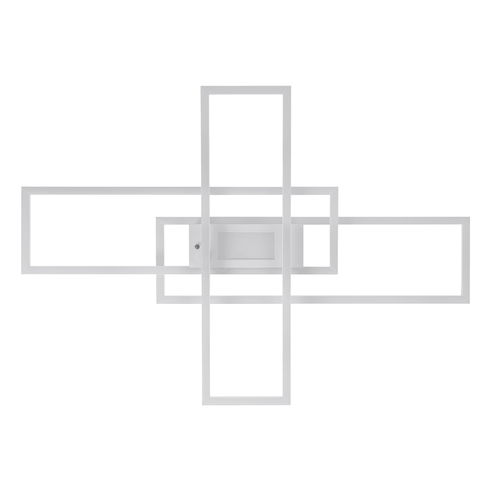 NETTLIFE LED - kattovalaisin, olohuoneeseen, himmennettävä, lamppu, 50W, moderni, muotoilu Kaukosäädin, metalli, ruokailuhuone Keittiö, makuuhuone – Nettlife