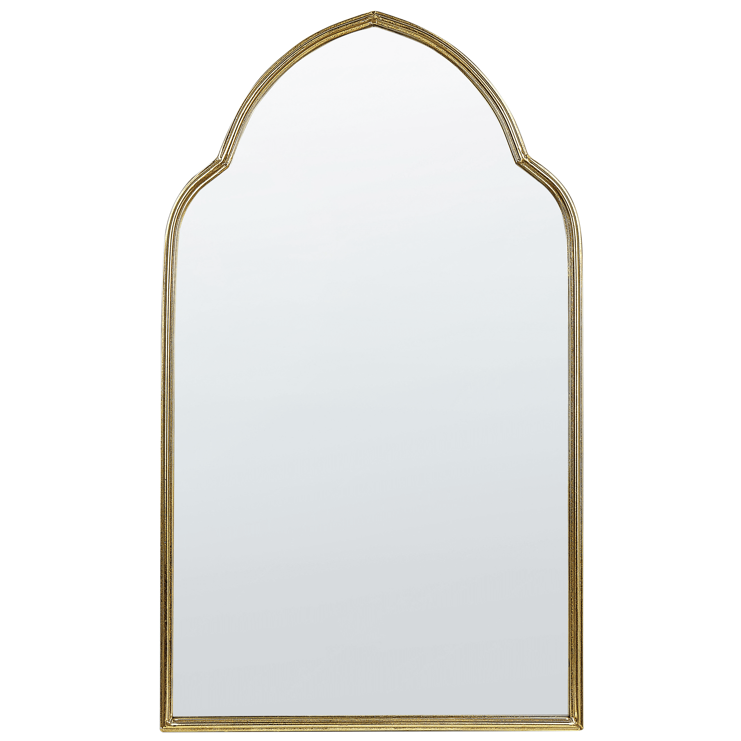 Seinäpeili ACONCHI 58 cm 104 cm metalli Kulta