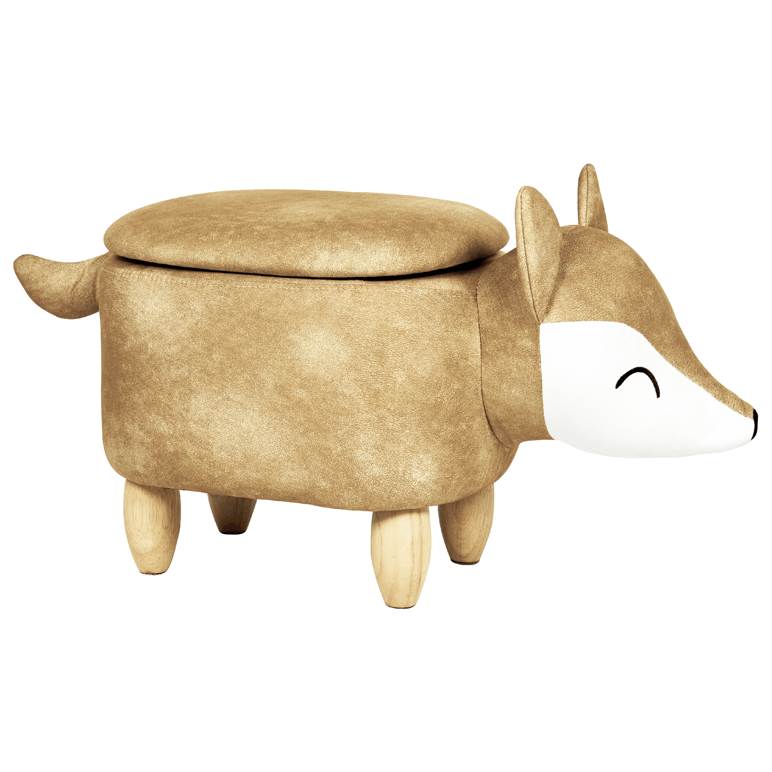 Eläinjakkara säilytystilalla FOX sametti Oranssi