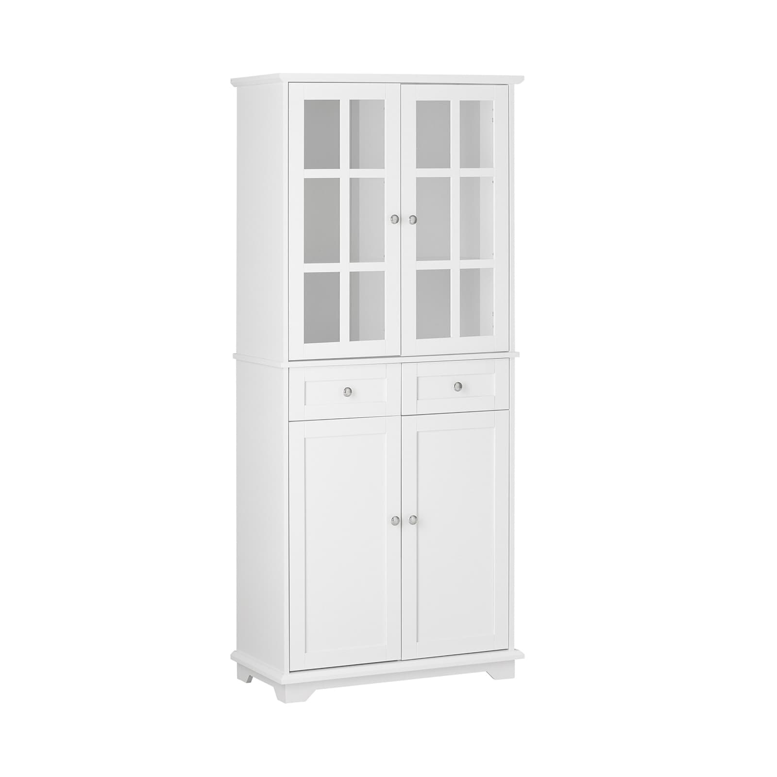 SoBuy Hevea-keittiökaappi FSB76-W ekologinen 75x40x175cm – SoBuy