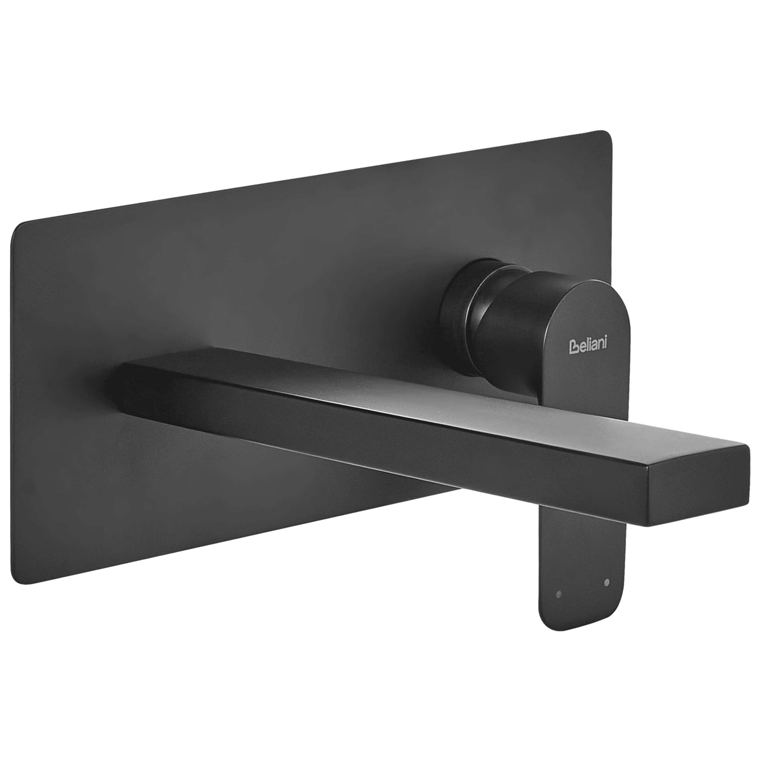 Seinään kiinnitettävä pesuallashana DICHATO messinki Musta