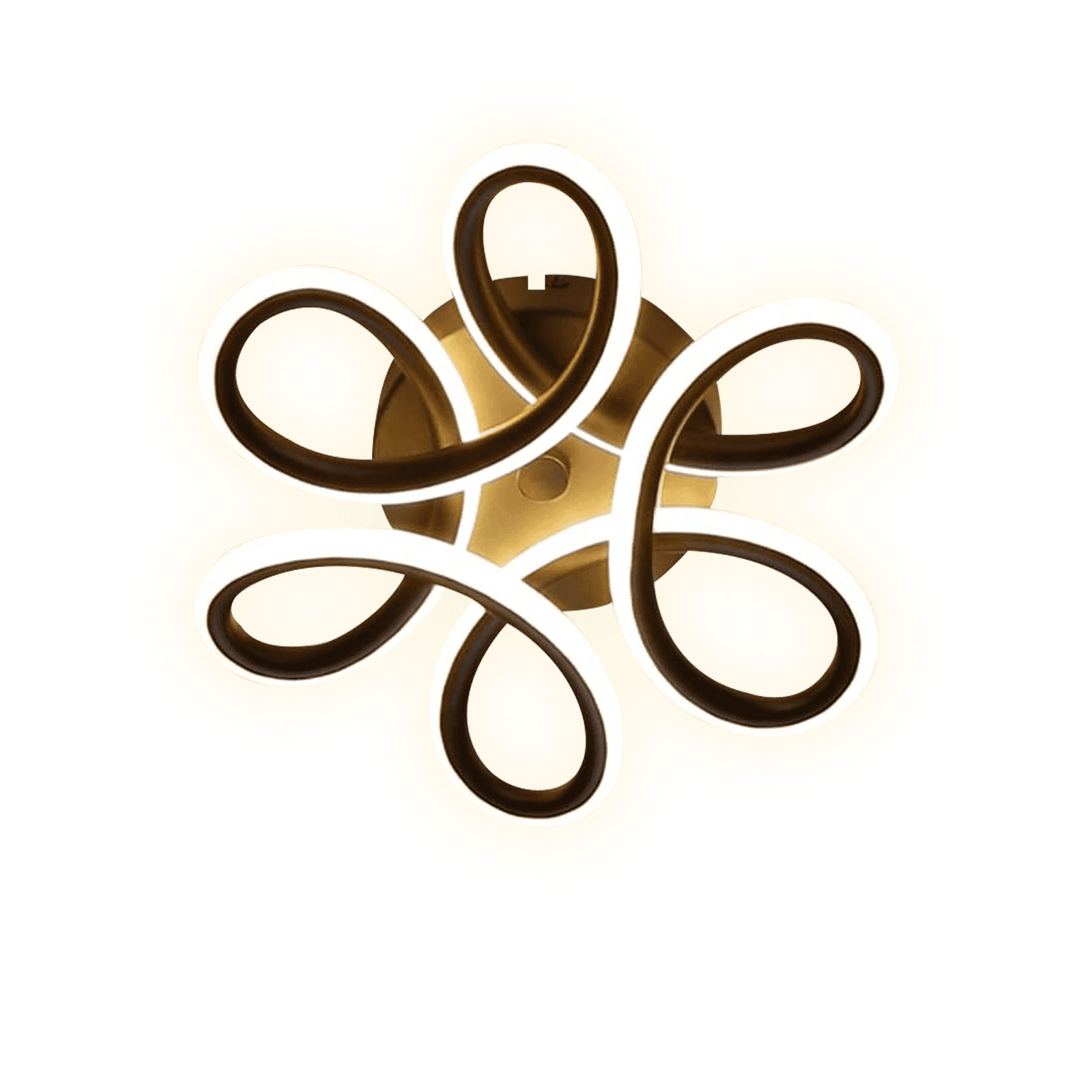 NETTLIFE LED - kattovalaisin, musta 17W, 3000K moderni, eteisen lamppu, lämmin valkoinen, geometrinen Kuvio, metalli eteiseen, sisäänkäyntiin – Nettlife