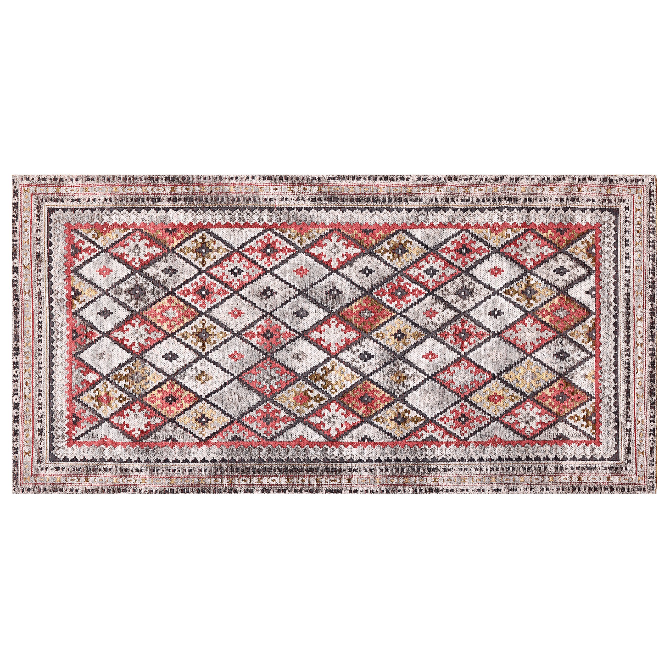 Matto ANADAG Punainen 80 x 150 cm puuvilla